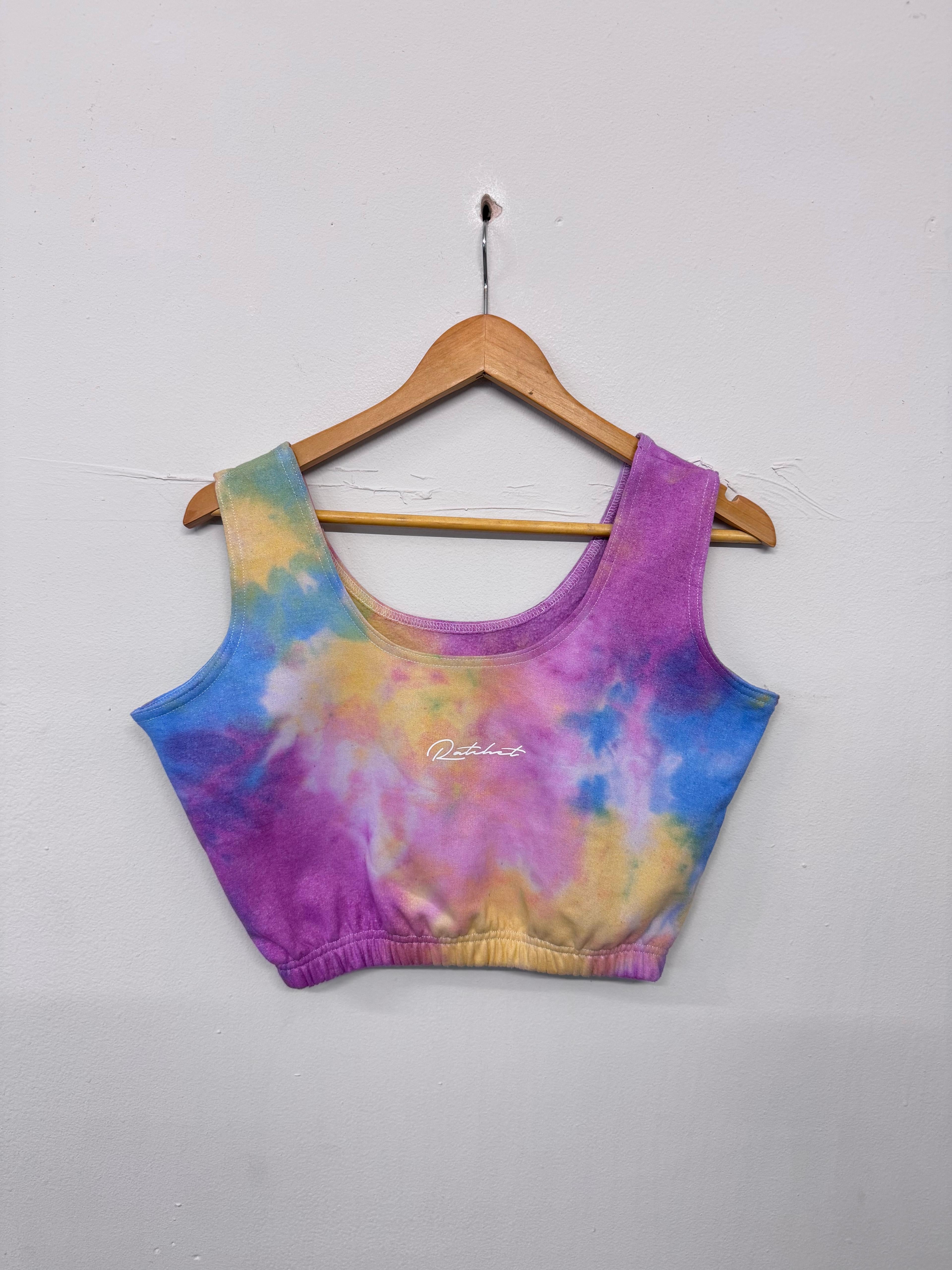 SALE BRA CROP TOP PURPLE/BLUE/YELLOW/PINK