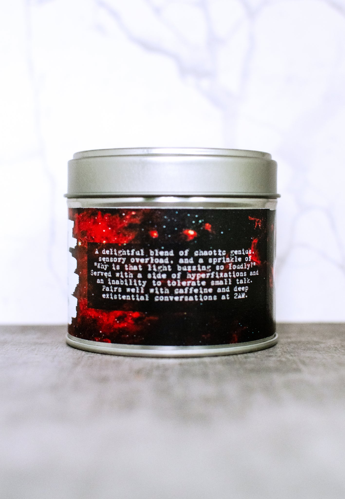 Vegan Soy Wax 200ml Tie Dye Candle 35h+ Burn Time