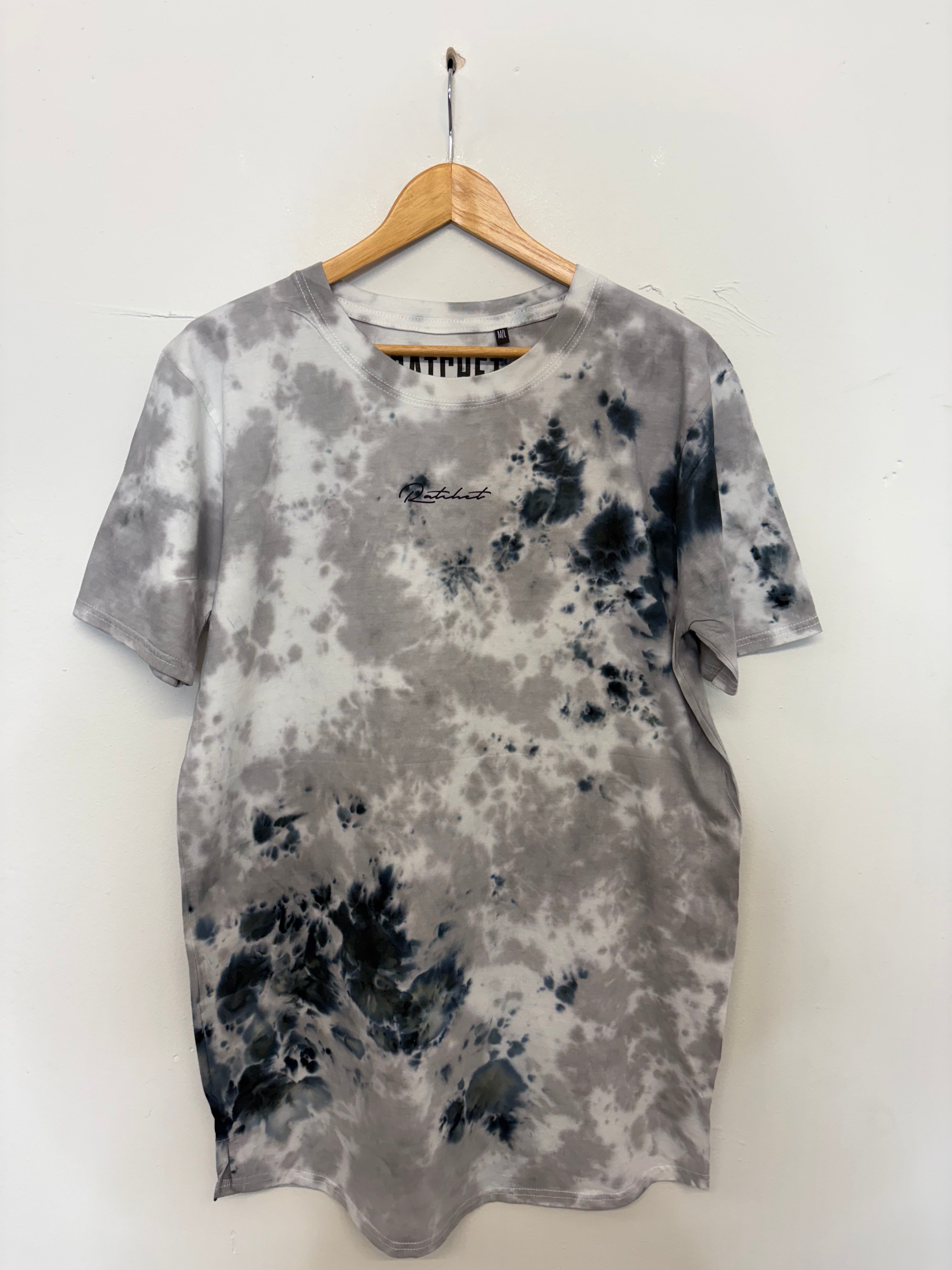 SALE TEE BLACK GREY WHITE LONG LINE