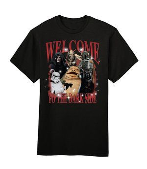 SALE TEE BLACK DARK SIDE LARGE