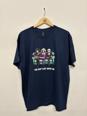 SALE TEE NAVY CANT SIT WITH US   XL