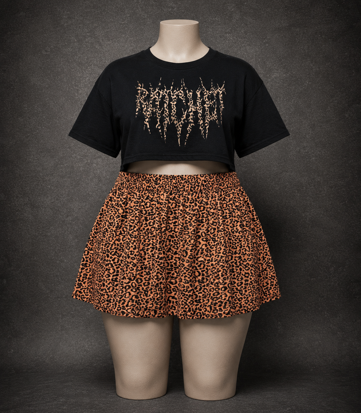 Leopard Skirt & T