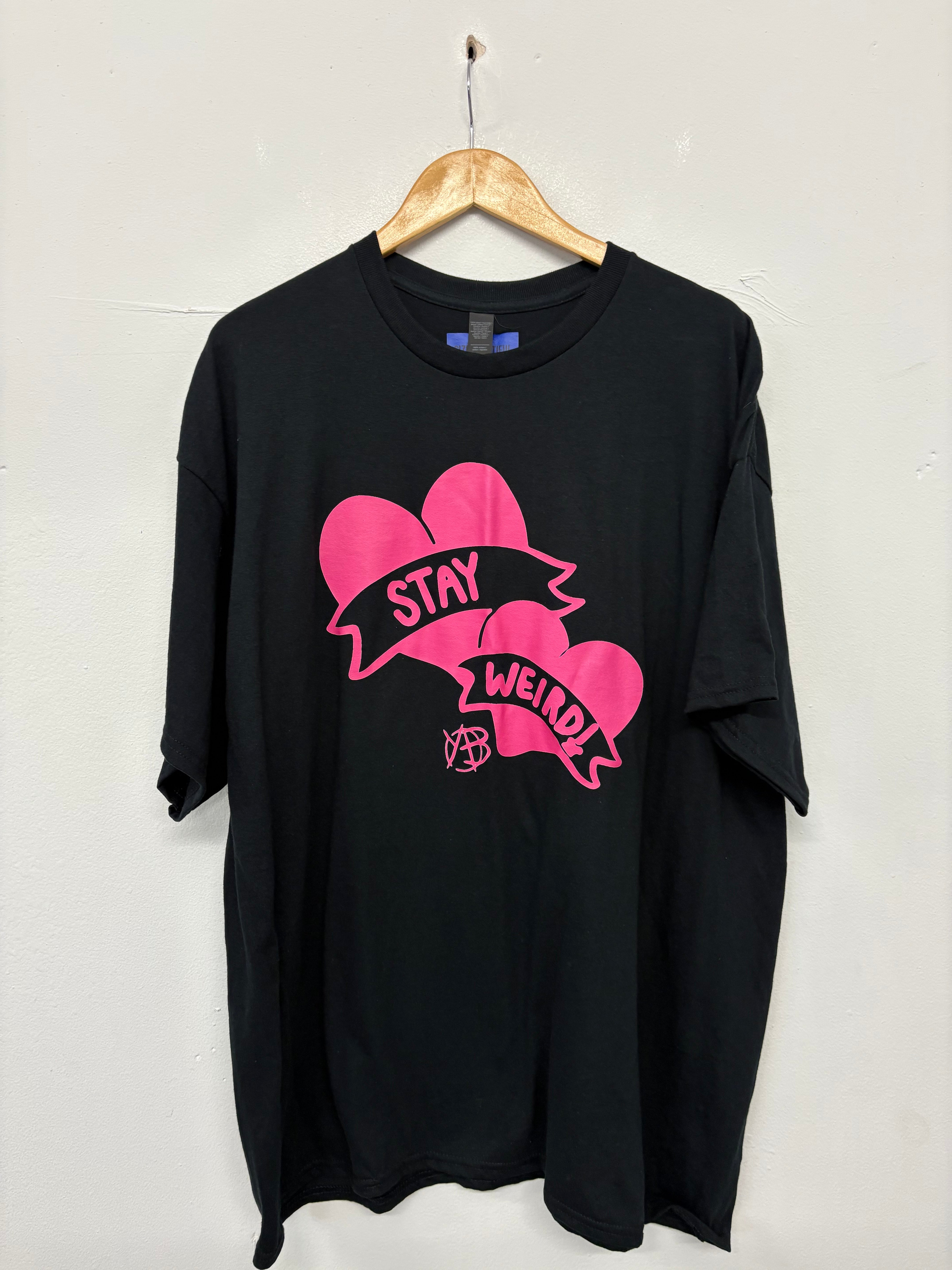 SALE TEE BLACK STAY WERID 2XL