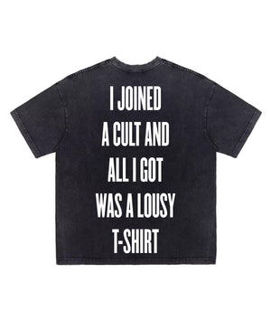 Cult T-shirt Acid Wash