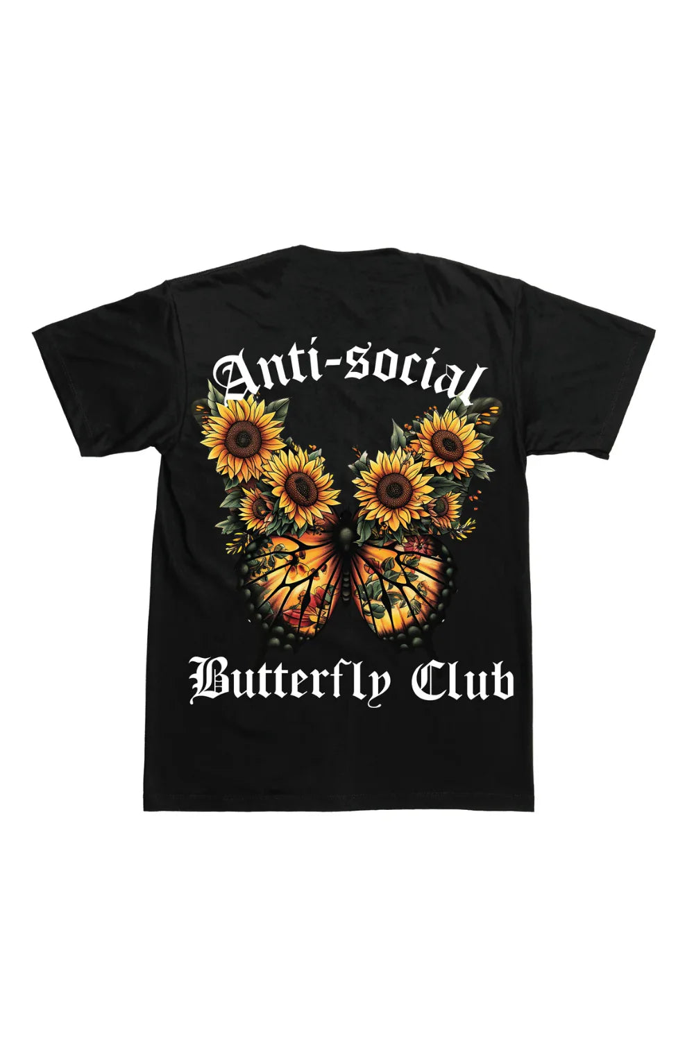 SALE TEE BLACK ANTI SOCIAL BUTTERFLY CLUB XL