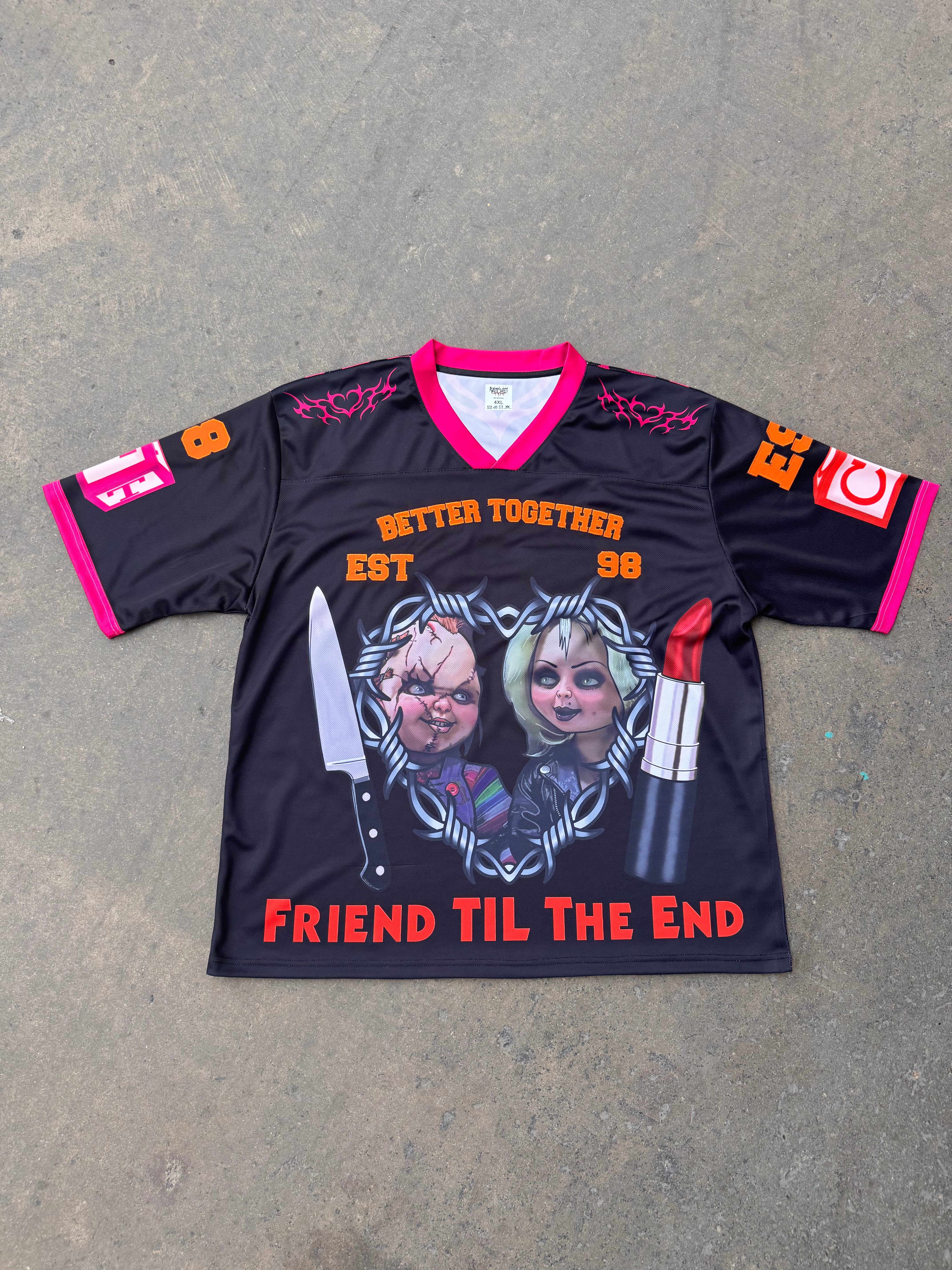Chucky And Tiffany Baseball Jersey