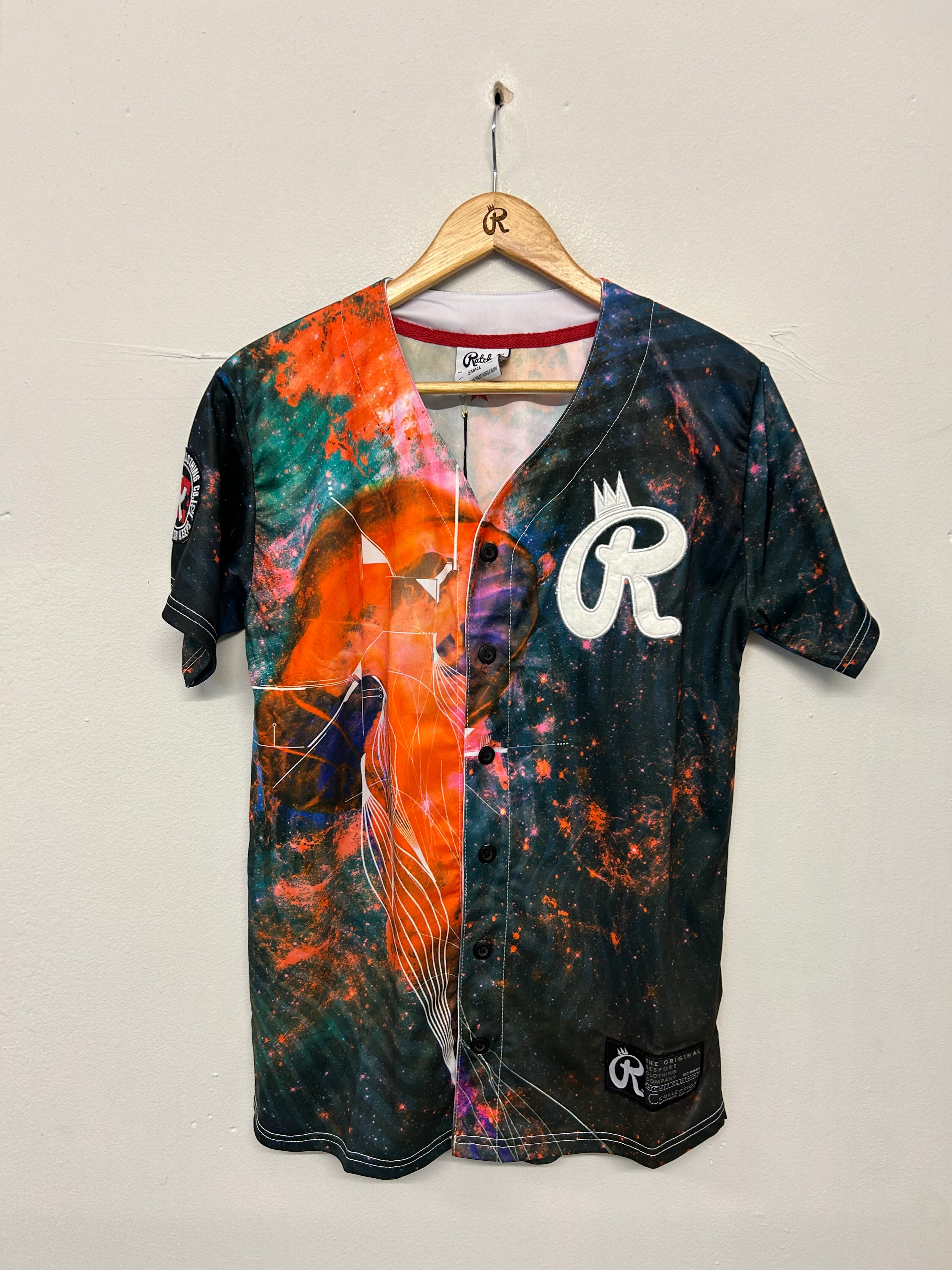 SALE CROP JELLYFISH  BASEBALL TEE  XS / SMALL / MEDIUM