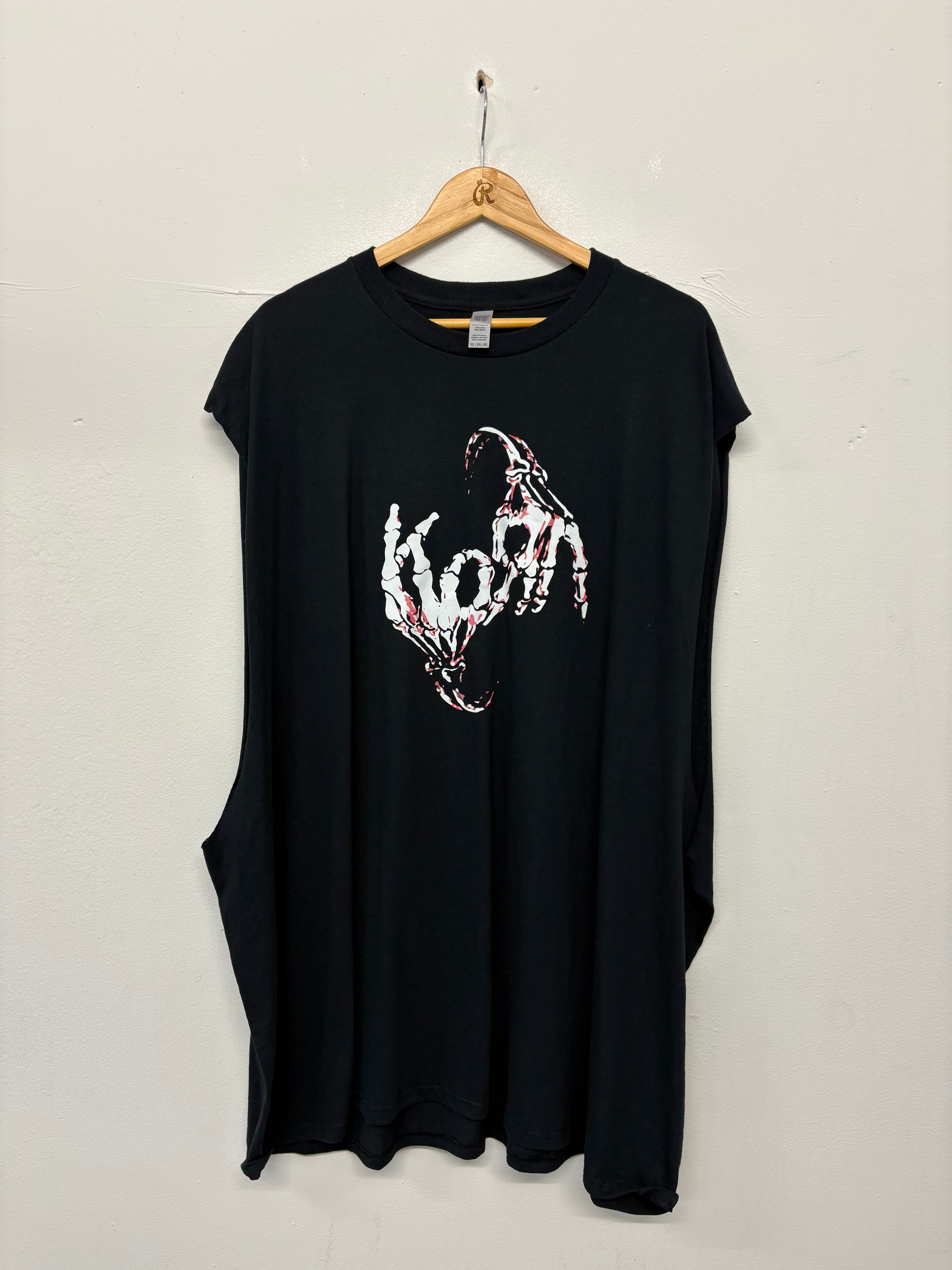 SALE VEST  BLACK BONE FINGERS 5XL