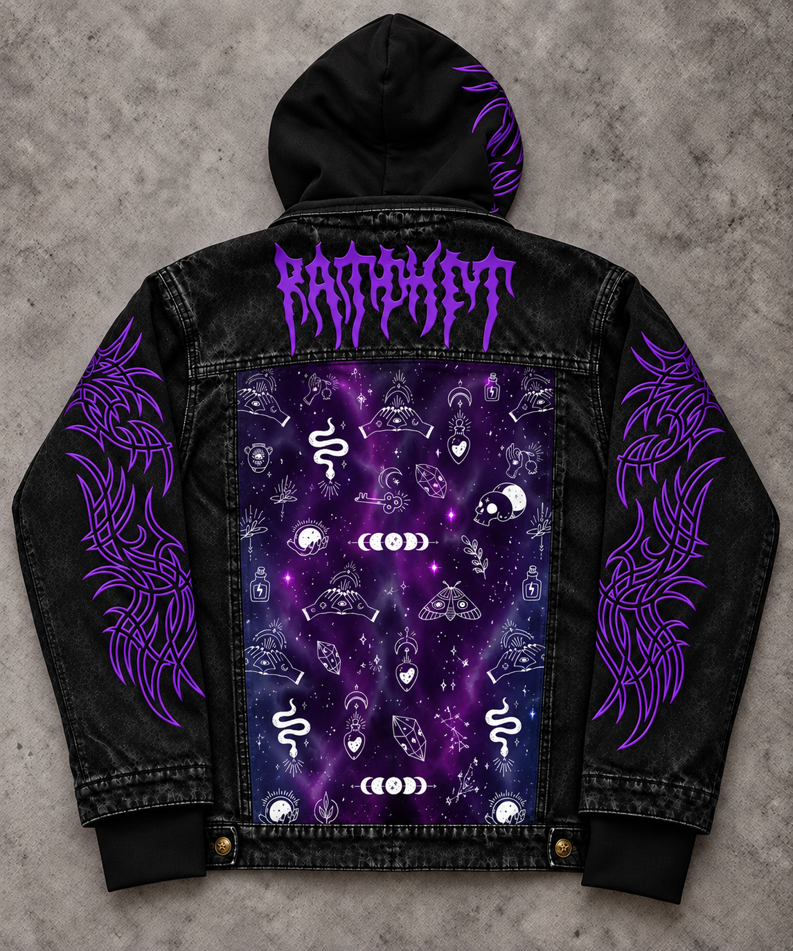 Celestial Denim Jacket (pre order shipped before halloween)