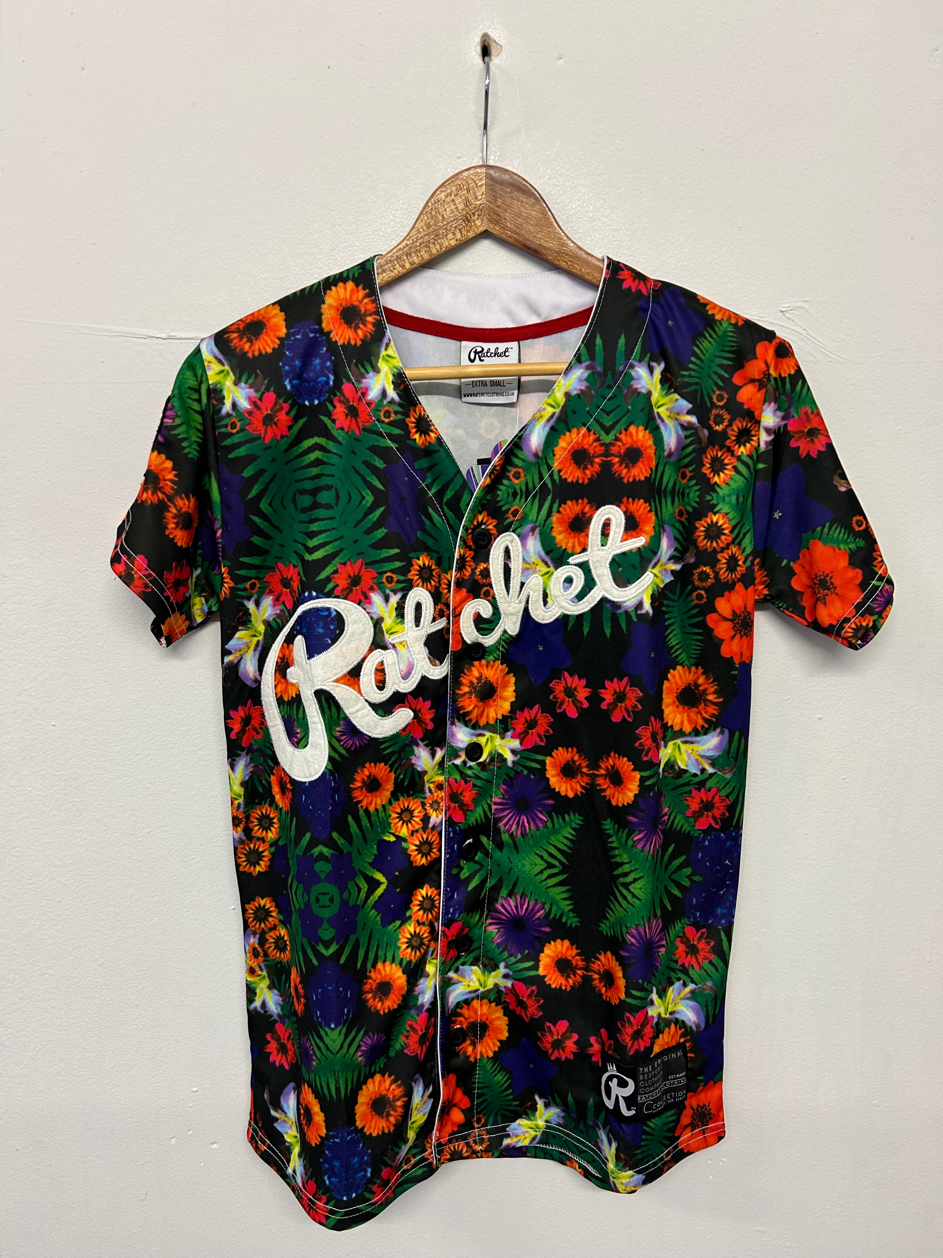 SALE BOTANICAL  BASEBALL TEE  XS / SMALL / MEDIUM