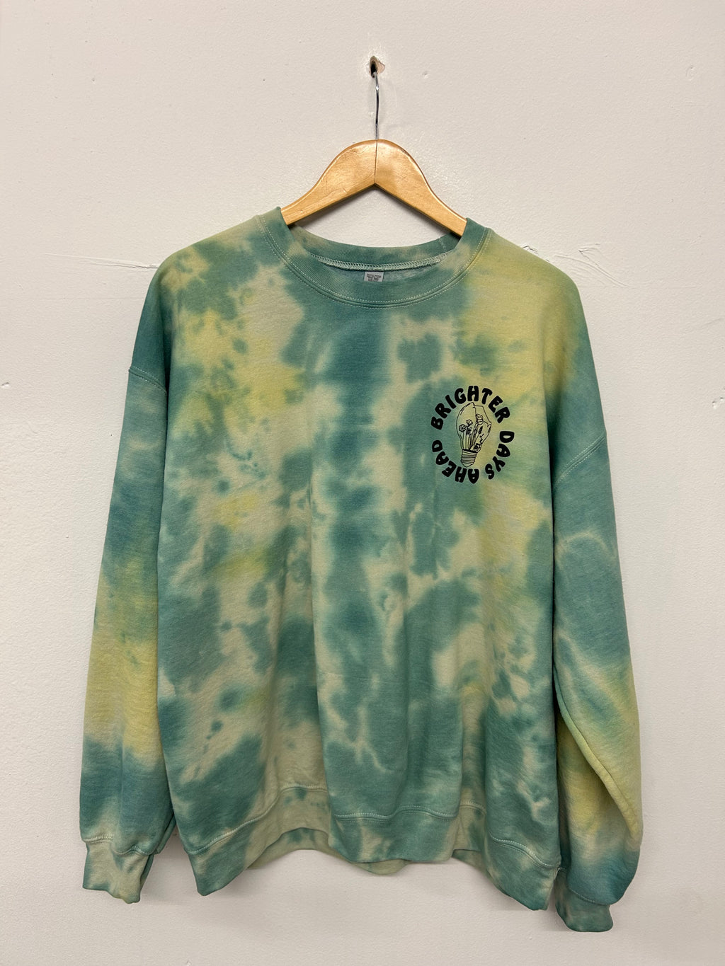 SALE GREEN/TAN/YELLOW BRIGHTER DAYS SWEAT
