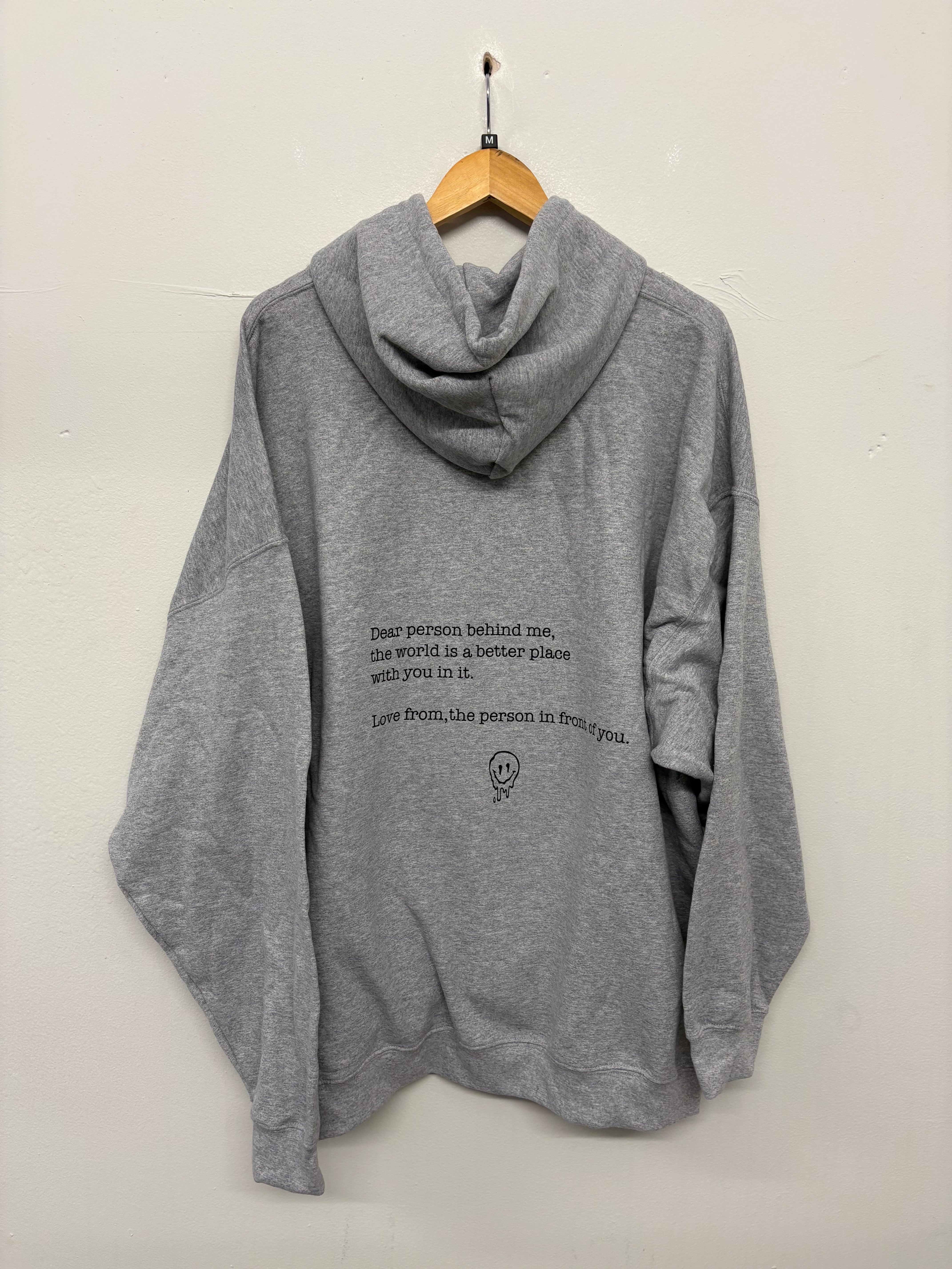 SALE HOOD GREY DEAR PERSON 3XL