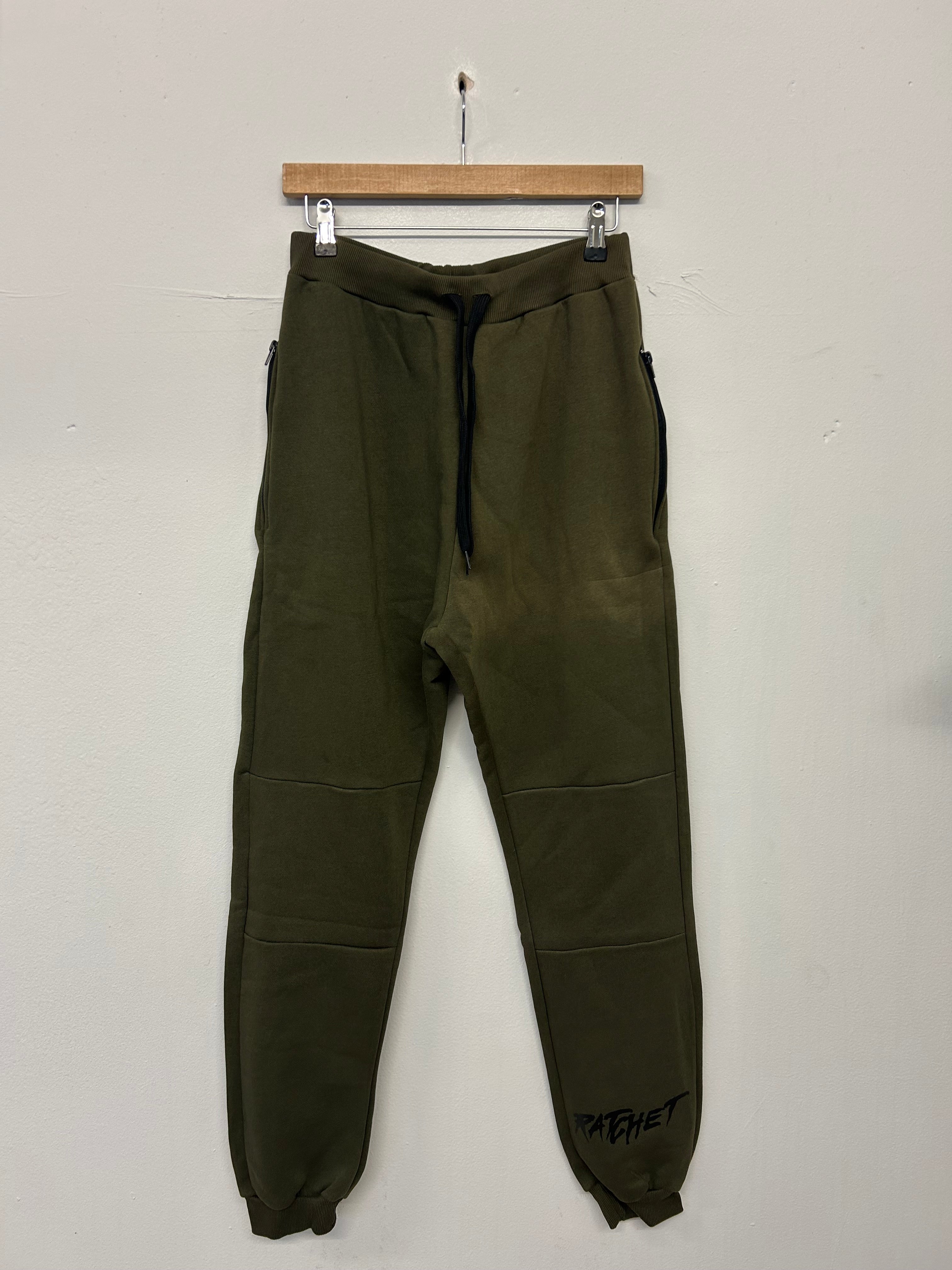 SALE OLIVE DROP GROTCH JOGGER SMALL