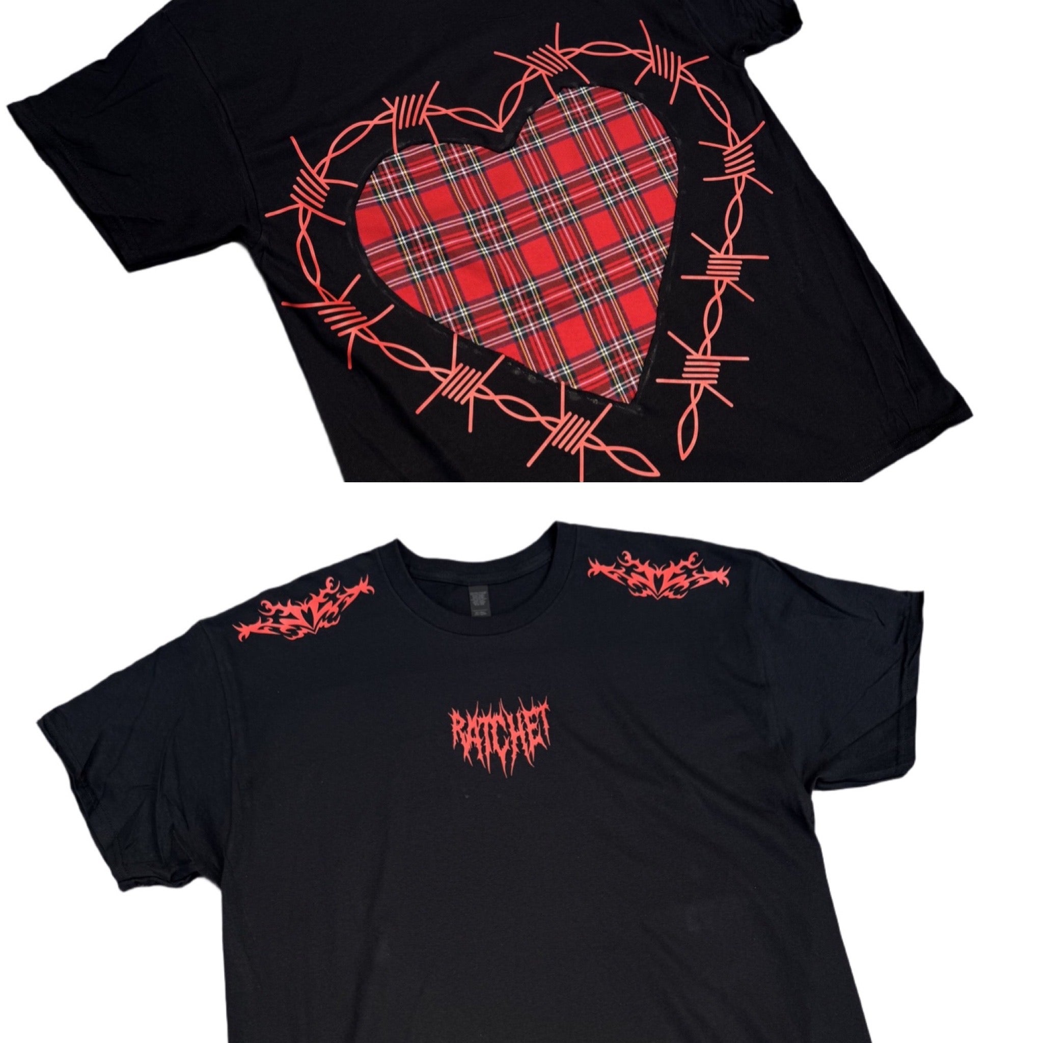 Heart Panel T-shirt Ratchet (print customisable)