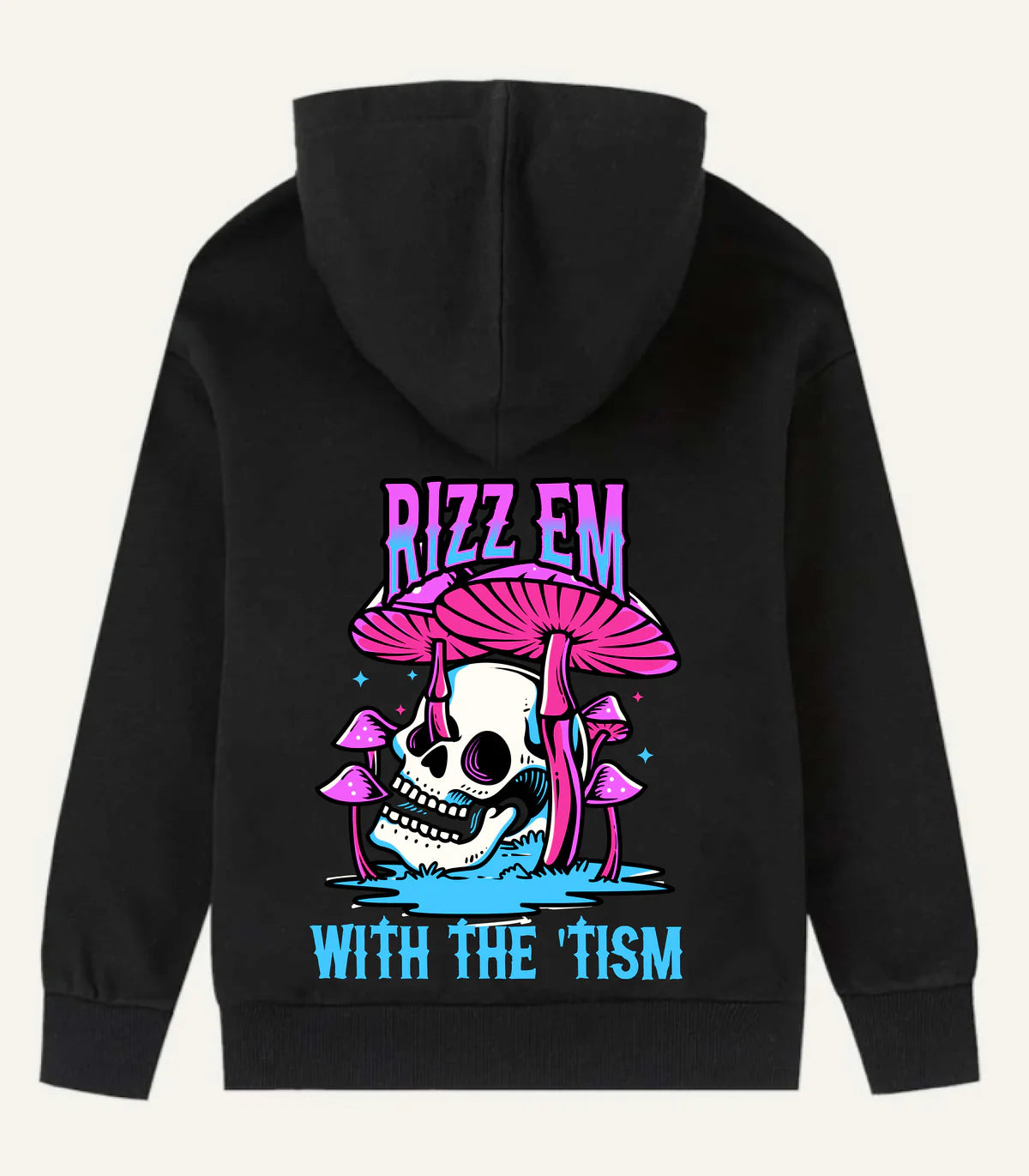 SALE HOOD BLACK RIZZ LARGE