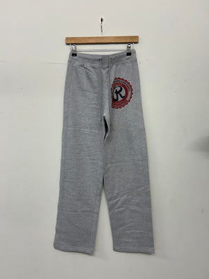 SALE STRAIGHT LEG JOGGER GREY RED BADGE  SMALL