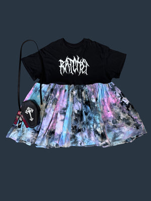 RATCHET TIE DYE SMOCK DRESS