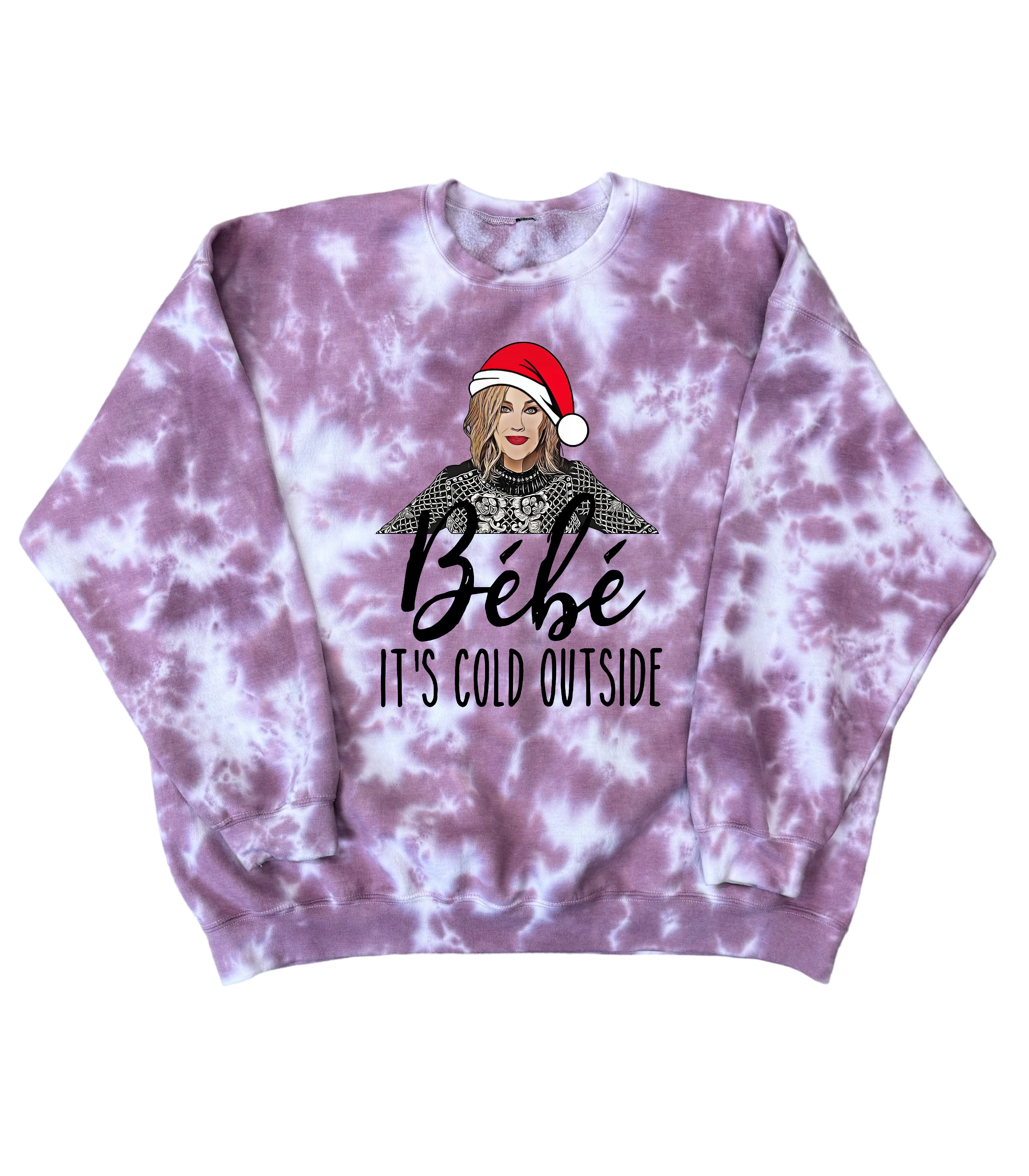 Bebe It's Cold Outside Tie Dye