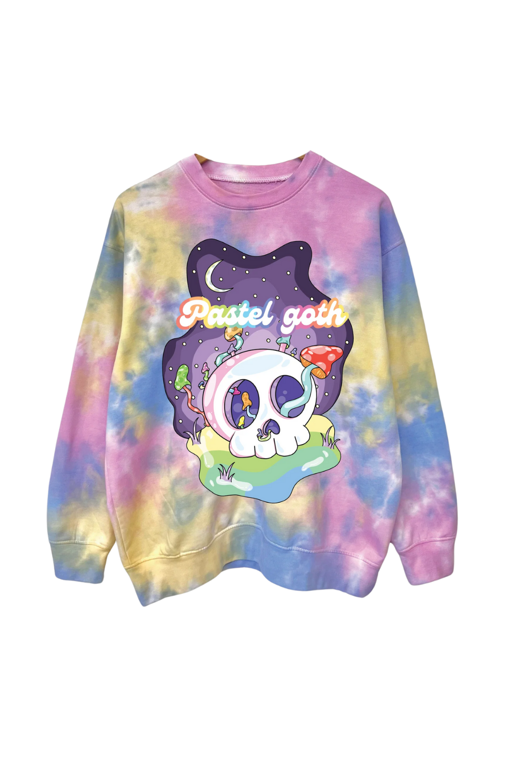 Pastel Goth Tie Dye