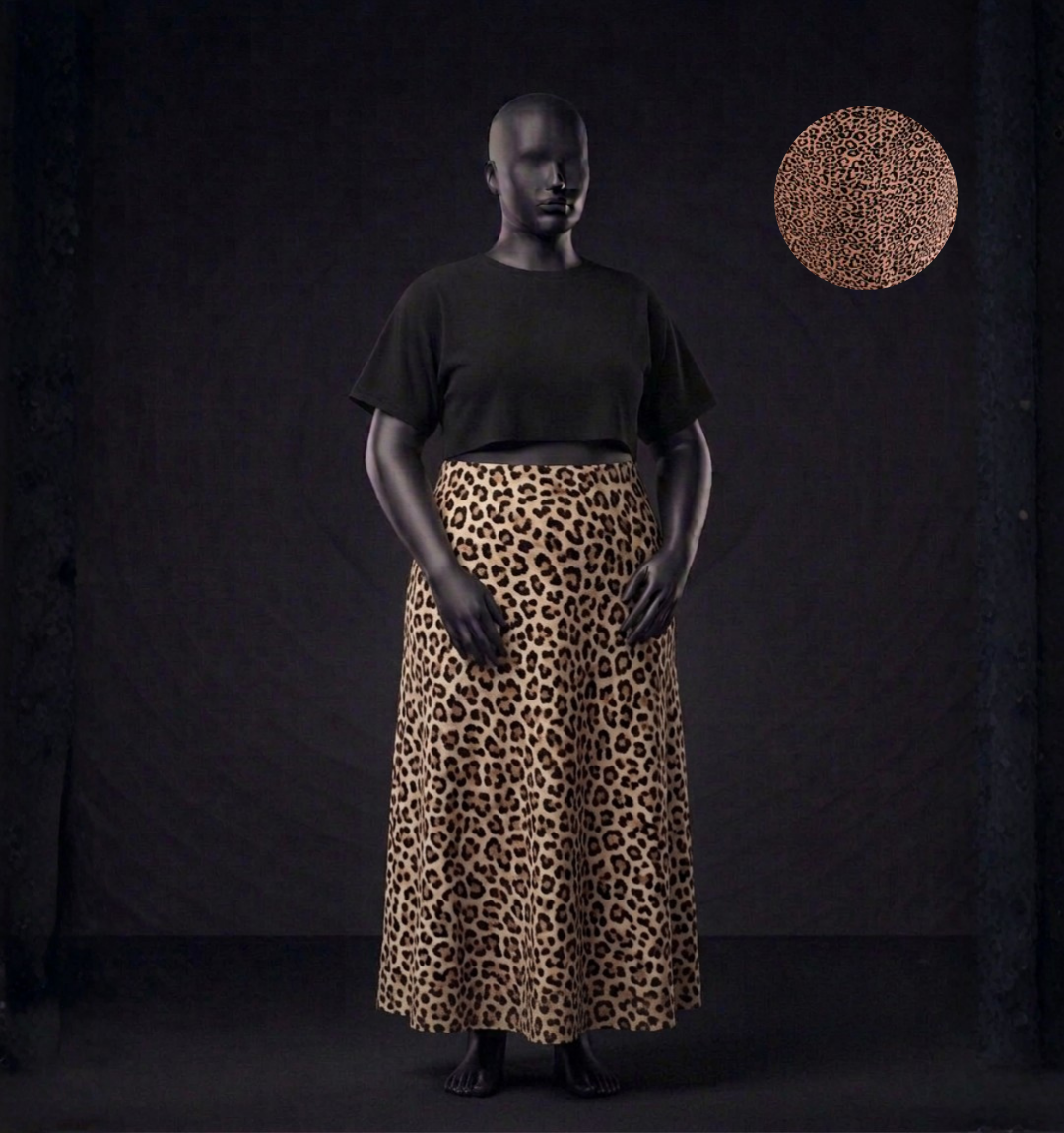 Leopard LONG Skirt & T