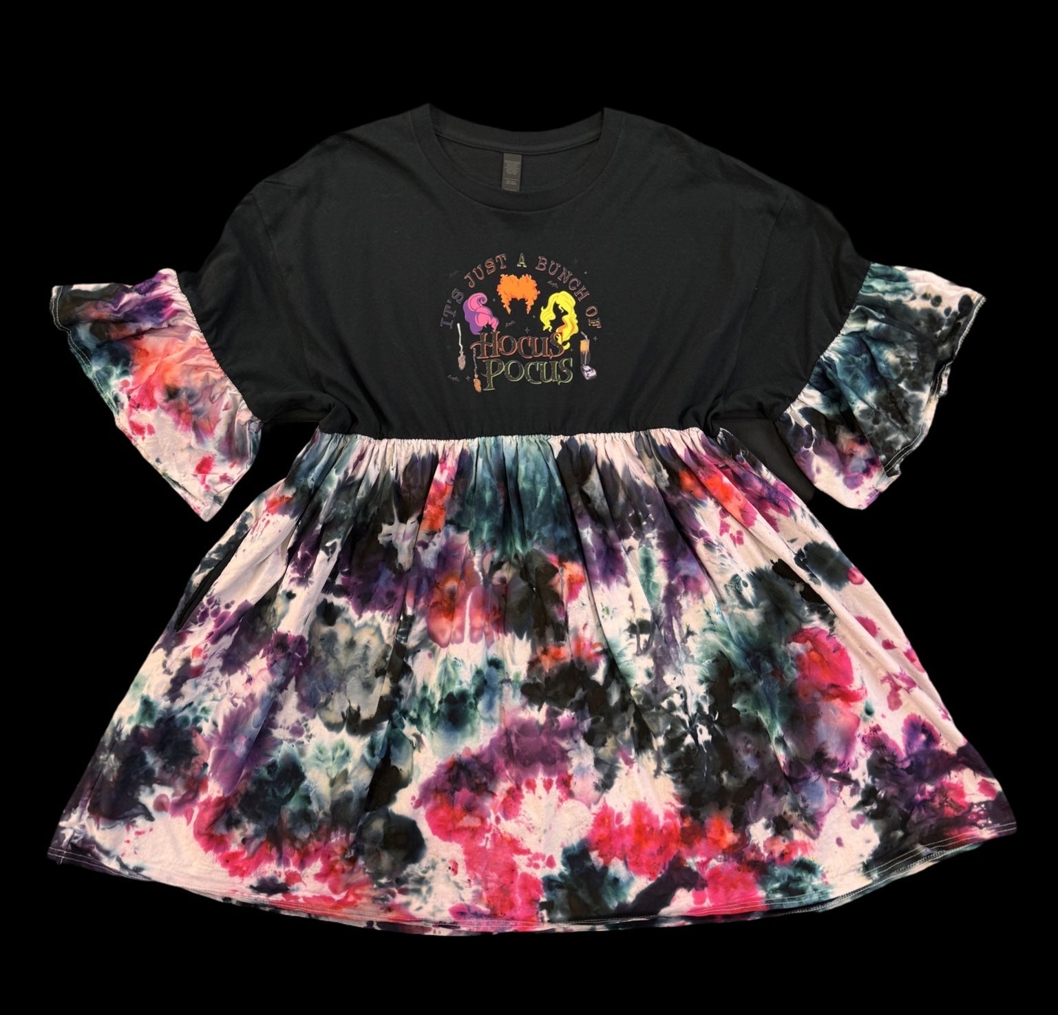 SALE SMOCK DRESS XL HOCUS POCUS