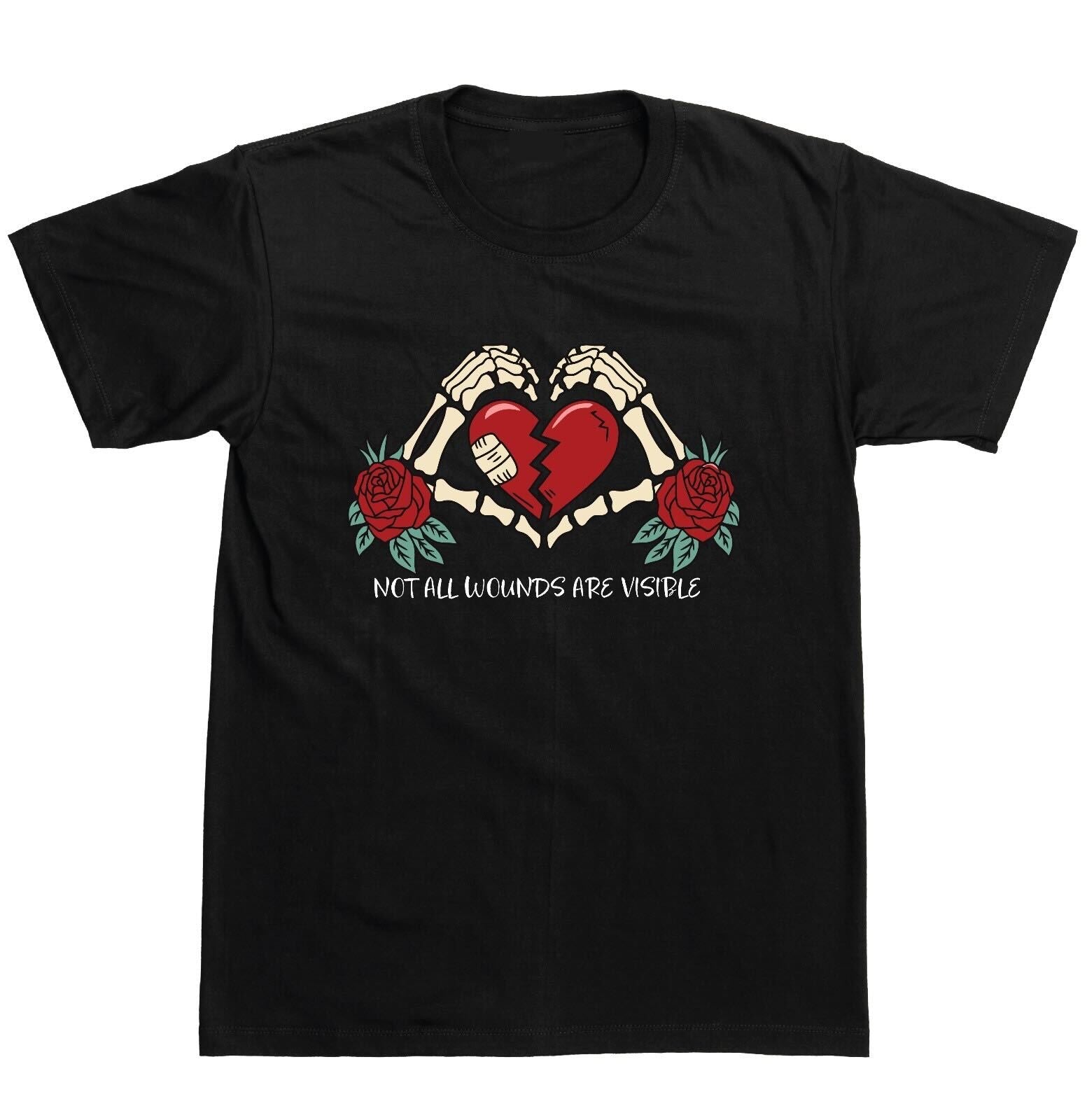 Black PTSD Not All Wounds Are Visible T-Shirt