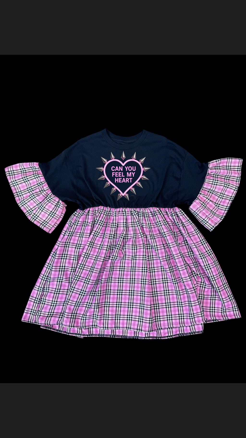 Heart Smock Dress + FREE T-SHIRT