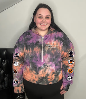 Tie Dye Crop Hoodie