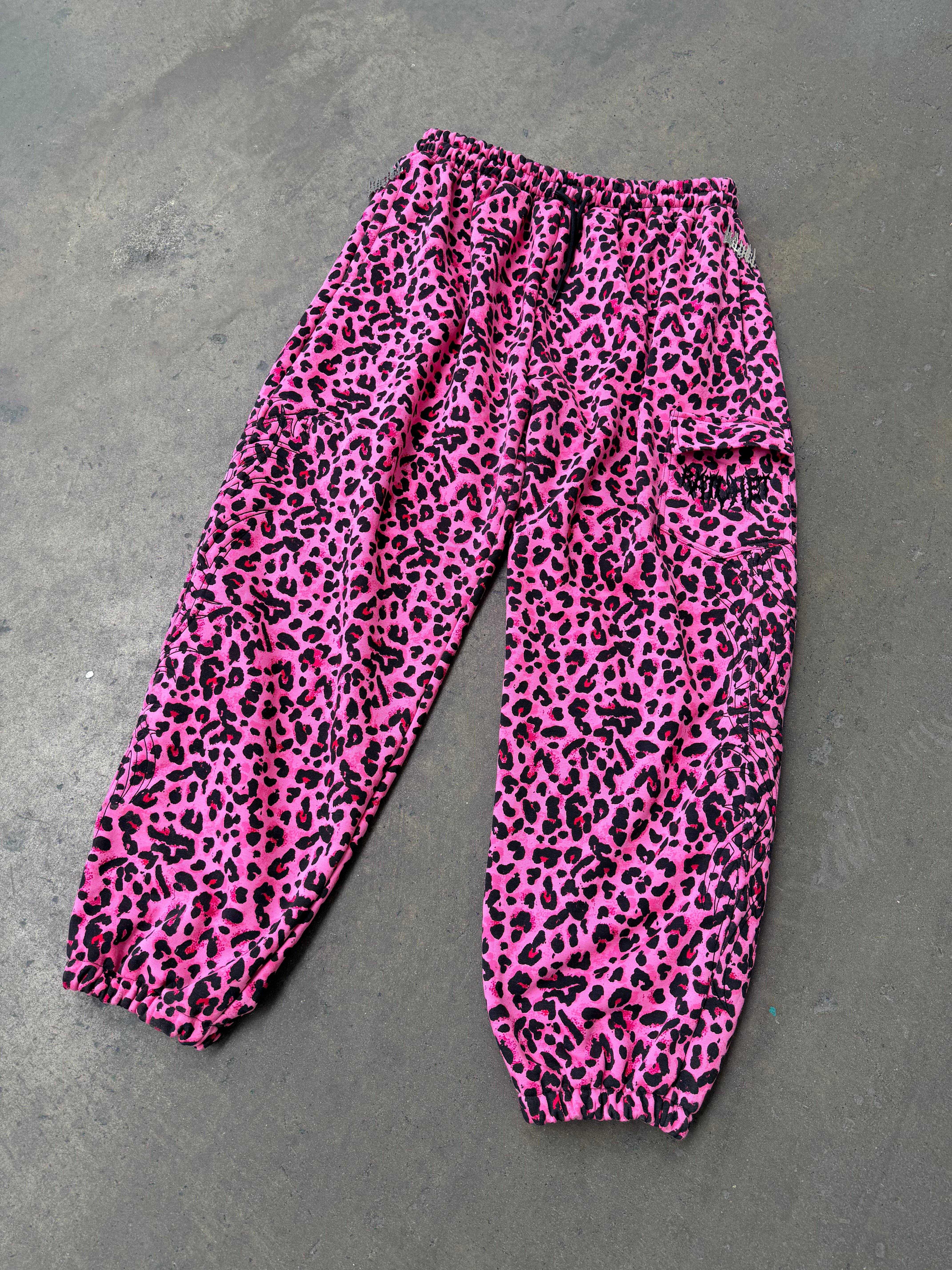 Pink Leopard Joggers Pre Order (Shipped End Of August)