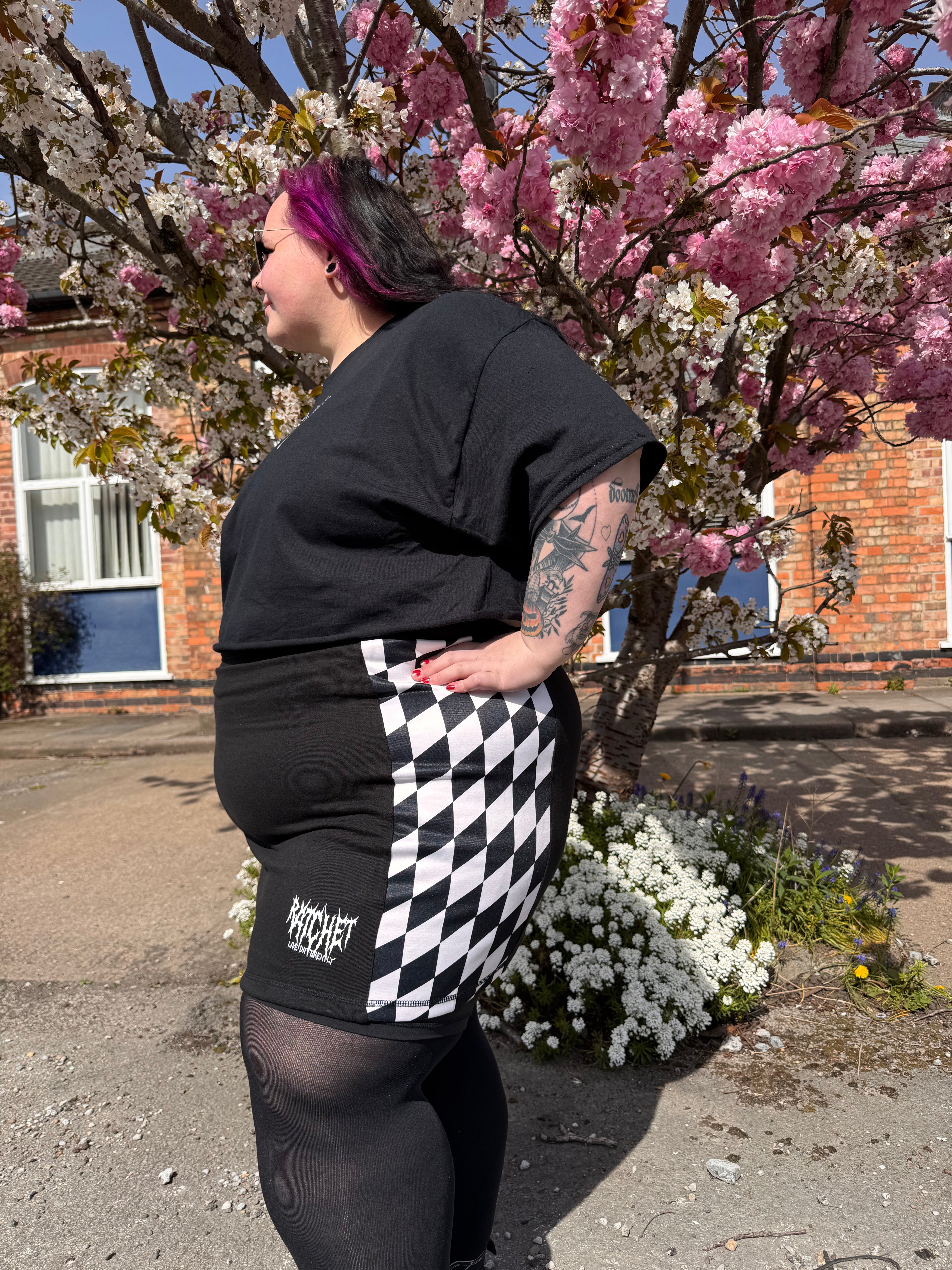 Scene Queen Skort (built in shorts with pockets & drawstrings)