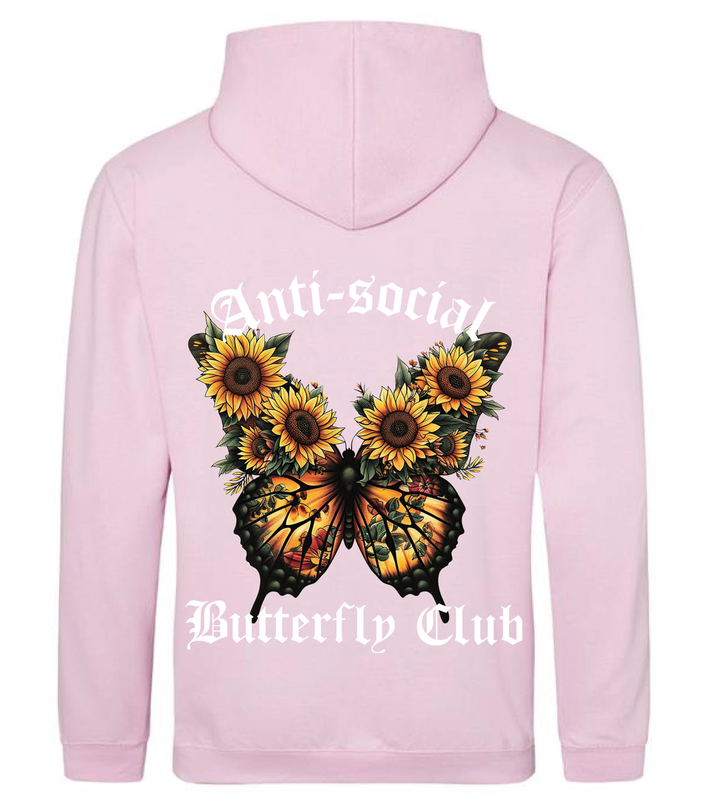 Anti-Social Butterfly Baby Pink