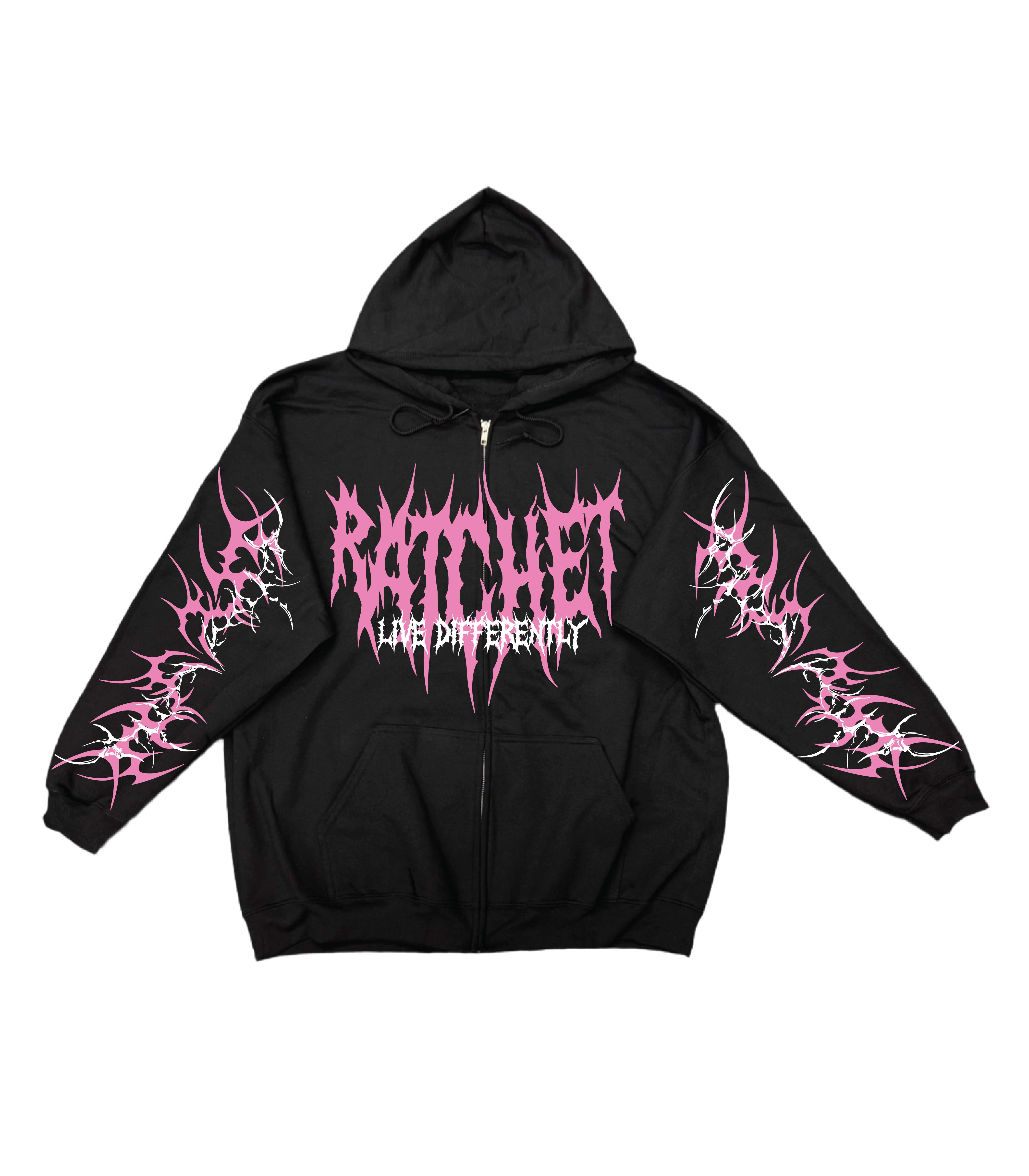 Heavy Valentines Hoodie/Zip Up Pink