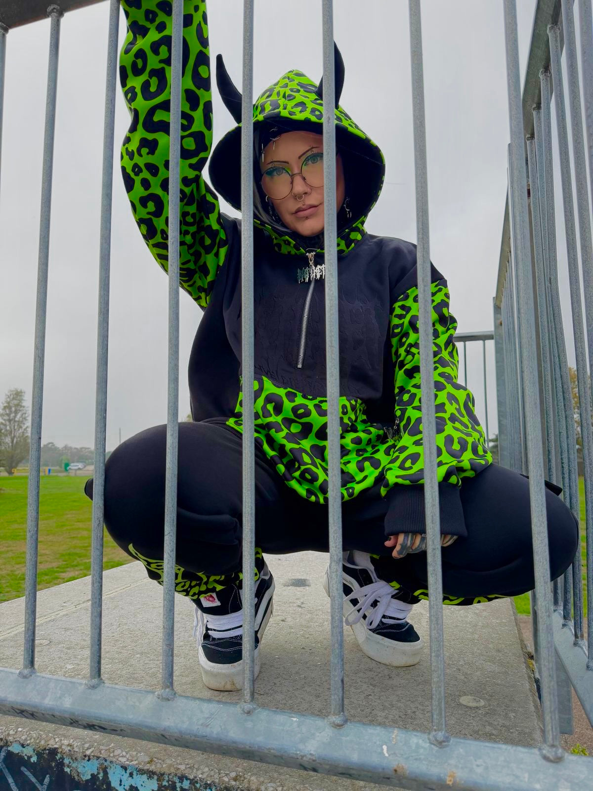 INKED BONE EYE MASK HOODIE (shipped end of November)