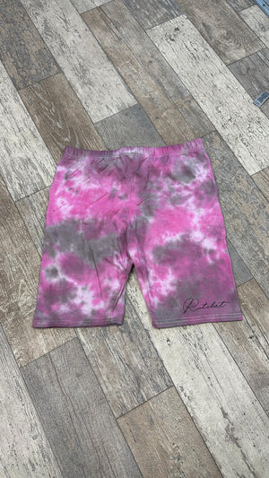 Adult Small Pink & Grey Cycle Shorts