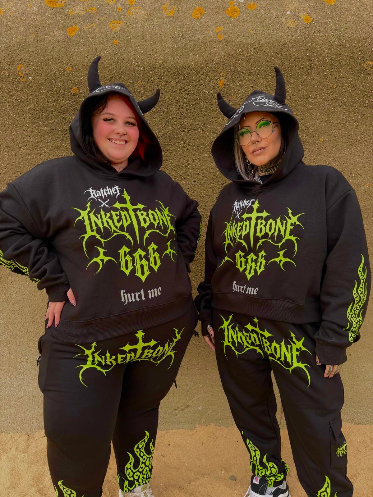 INKED BONE BOXY HOODIE (shipped end of November)