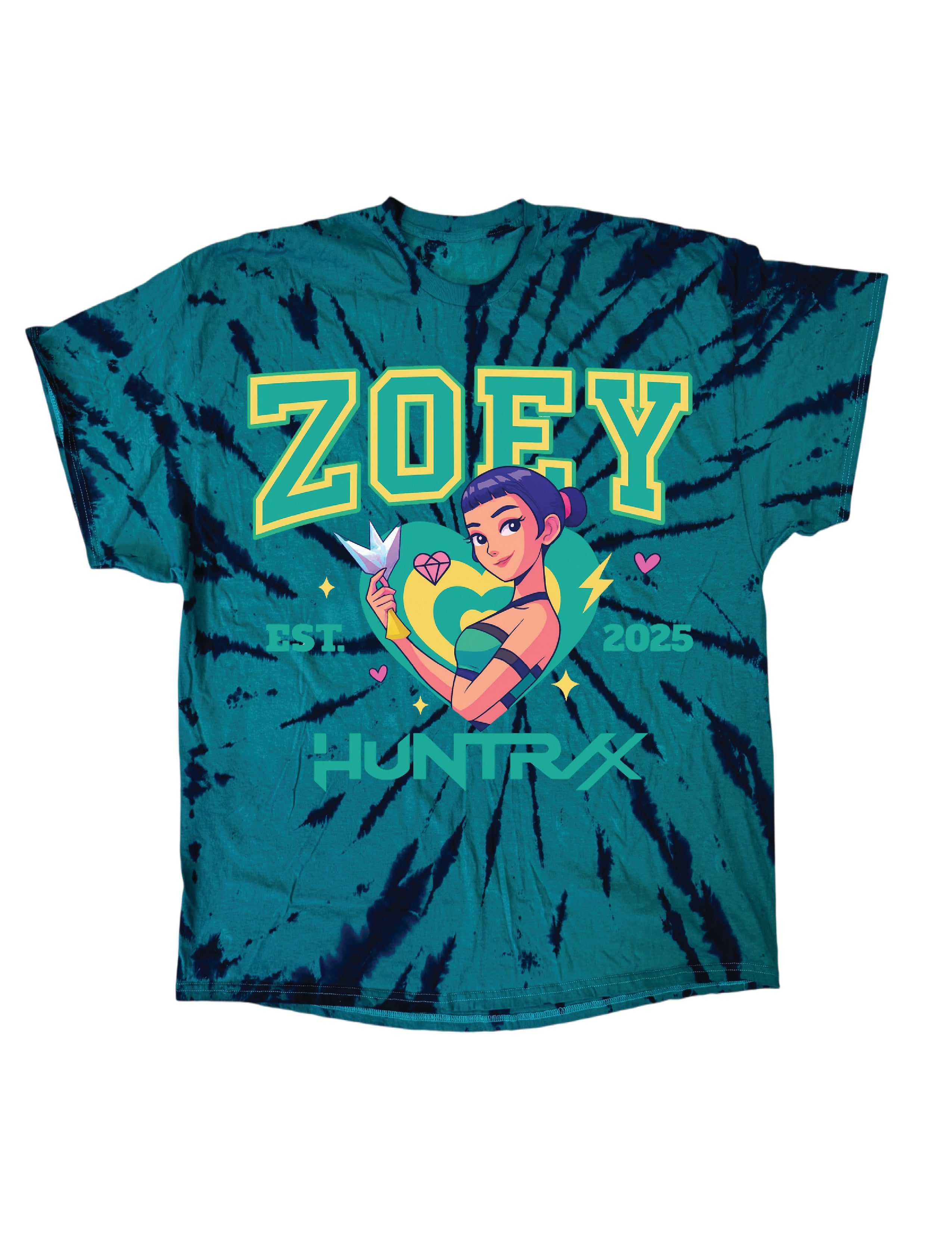Zoe Varsity Tie Dye T-shirt