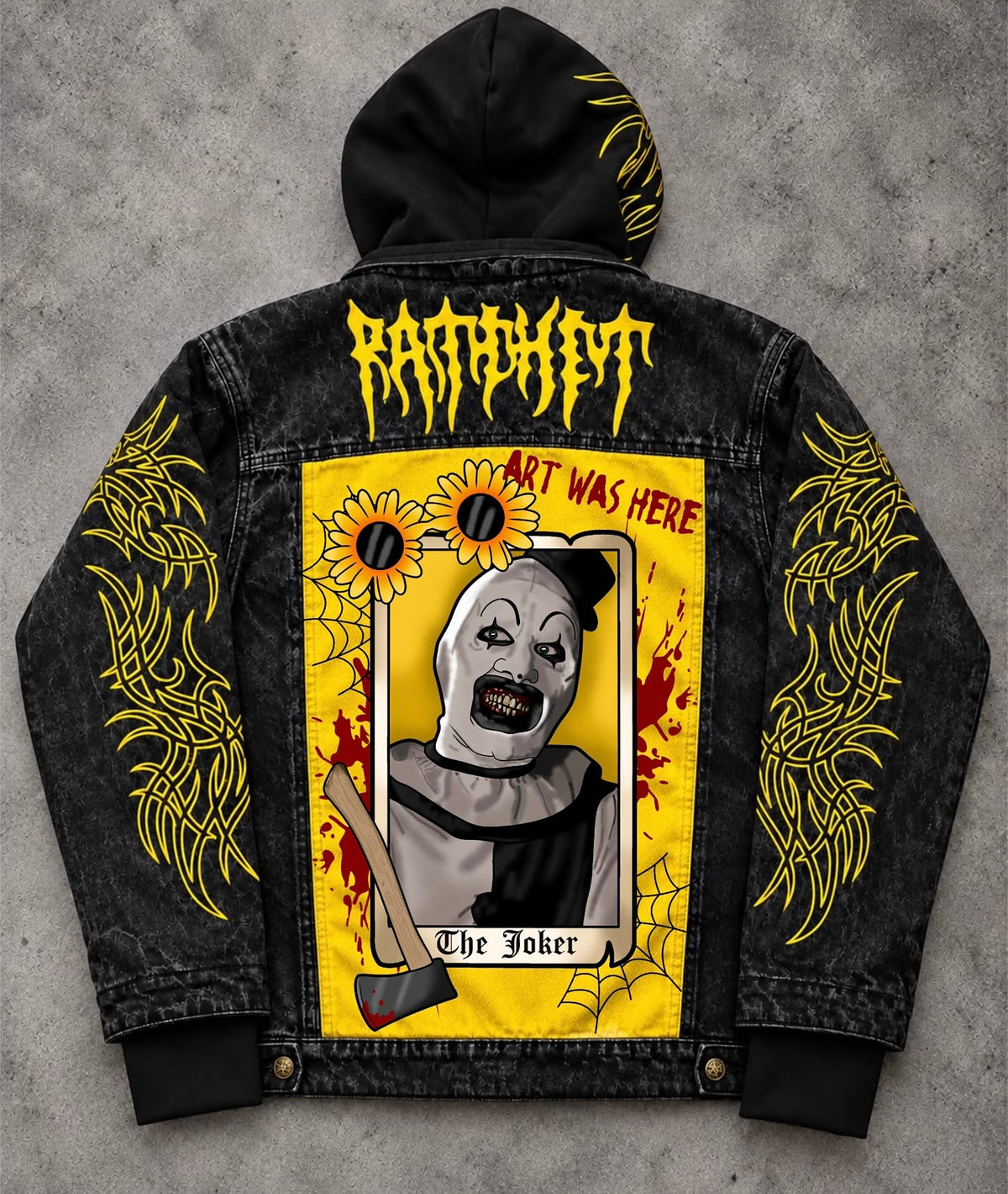 Art Denim Jacket (pre order shipped before halloween)