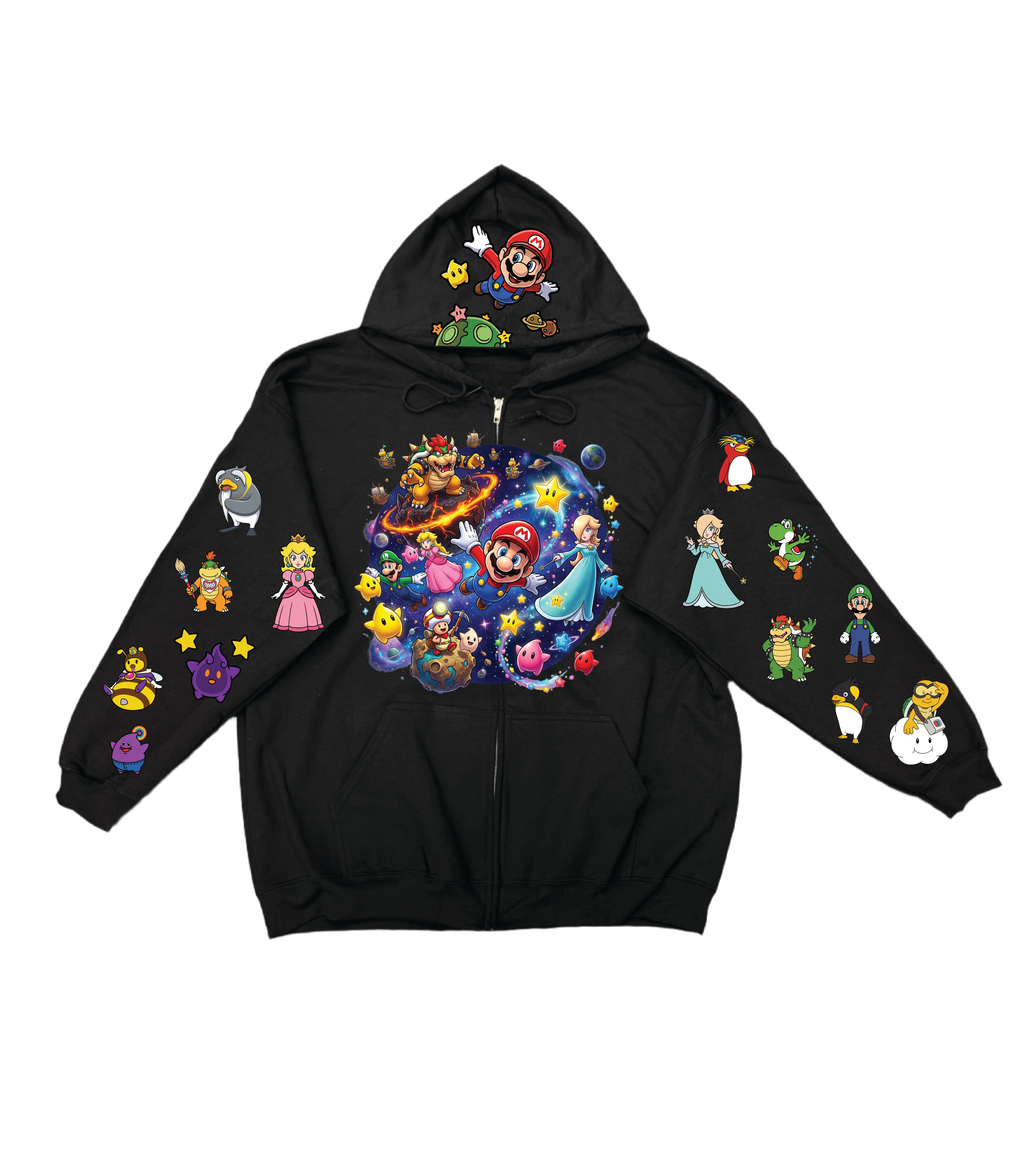 M Galaxy Zip Up Or Hoodie