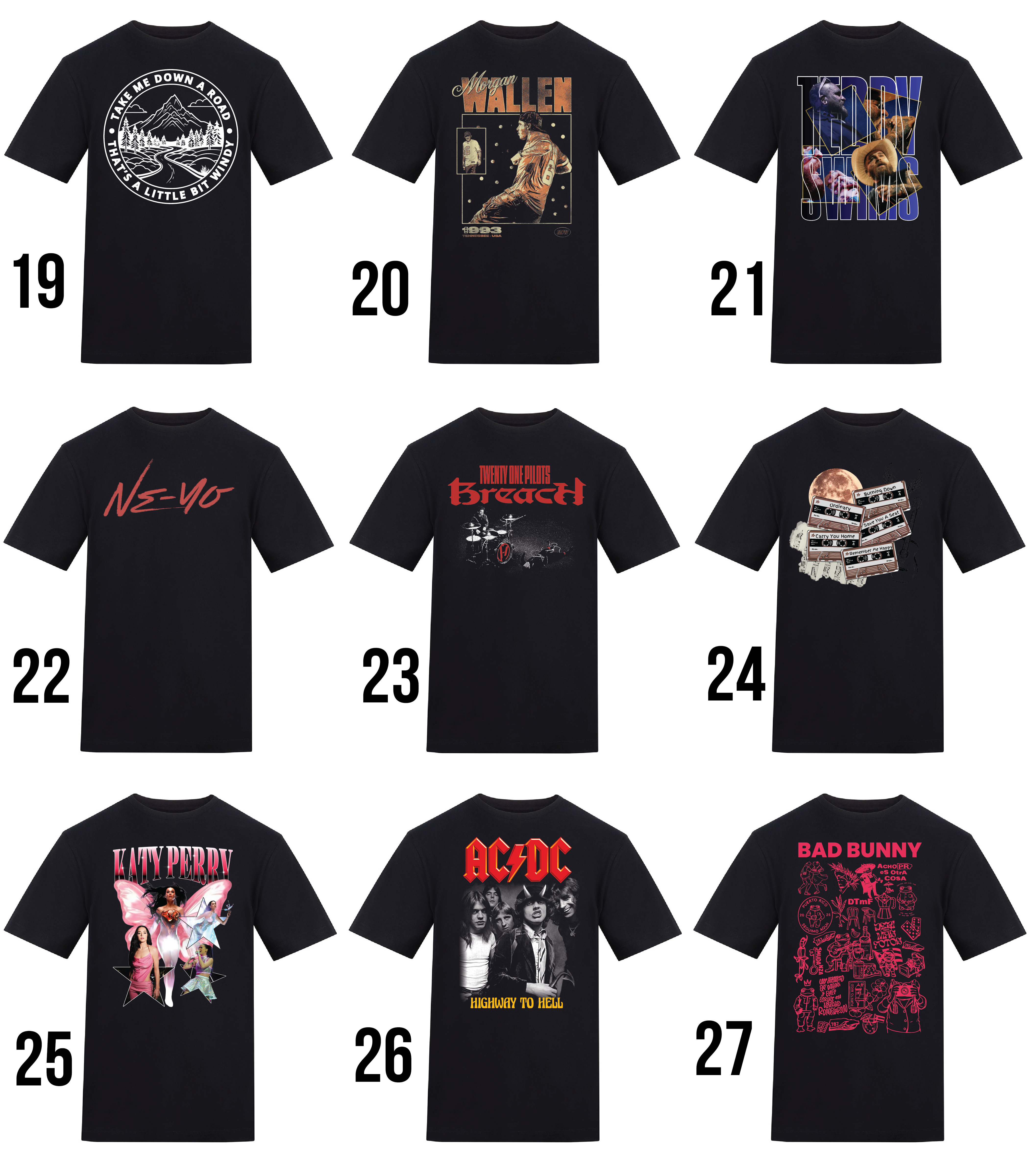 World Tour 2 for £19.99 T-shirt Or Tank Top