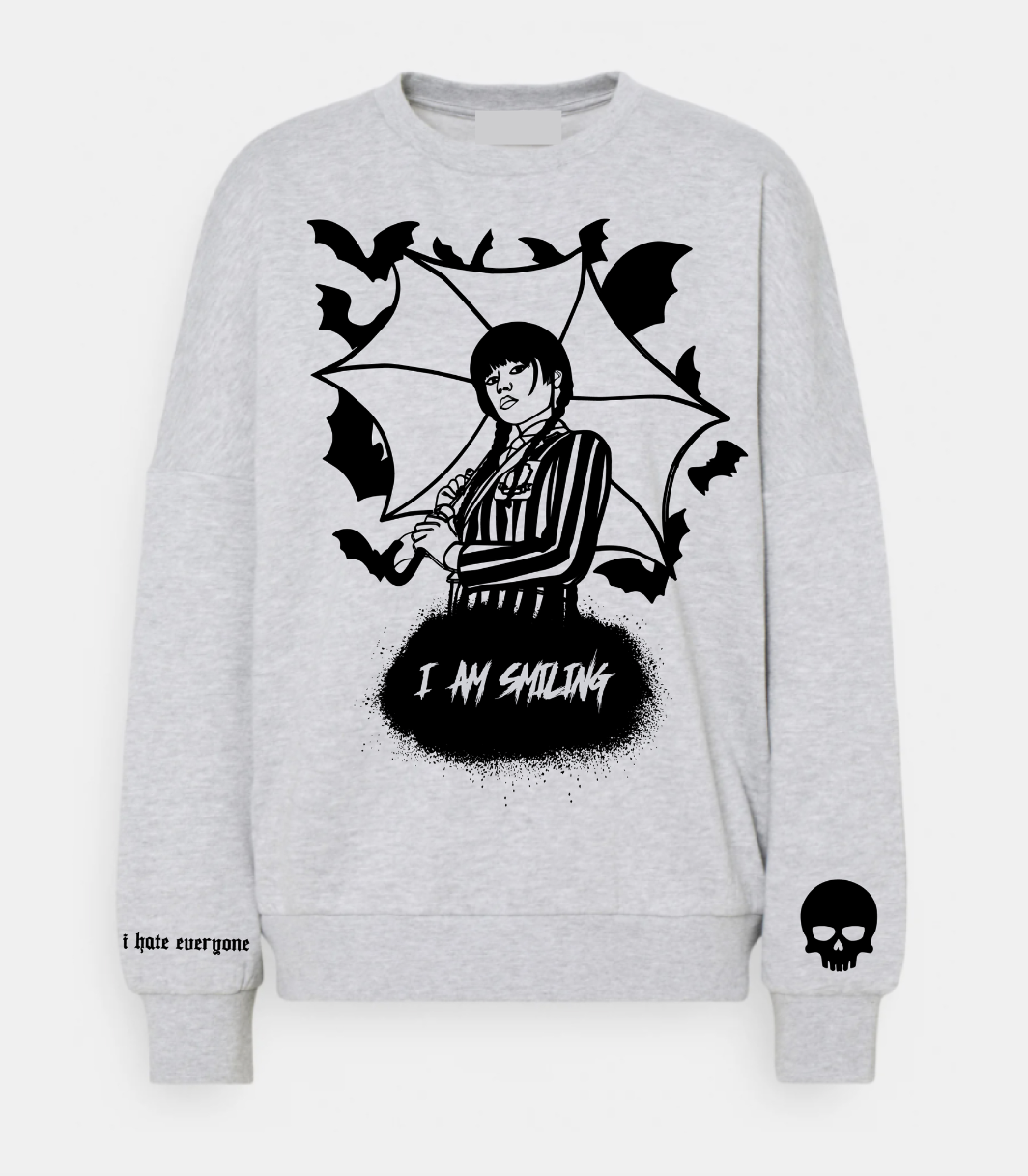 Wednesday I am Smiling Sweatshirt