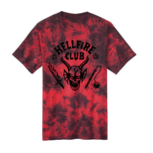 Stranger Things Hellfire Club Tie Dye T-shirt