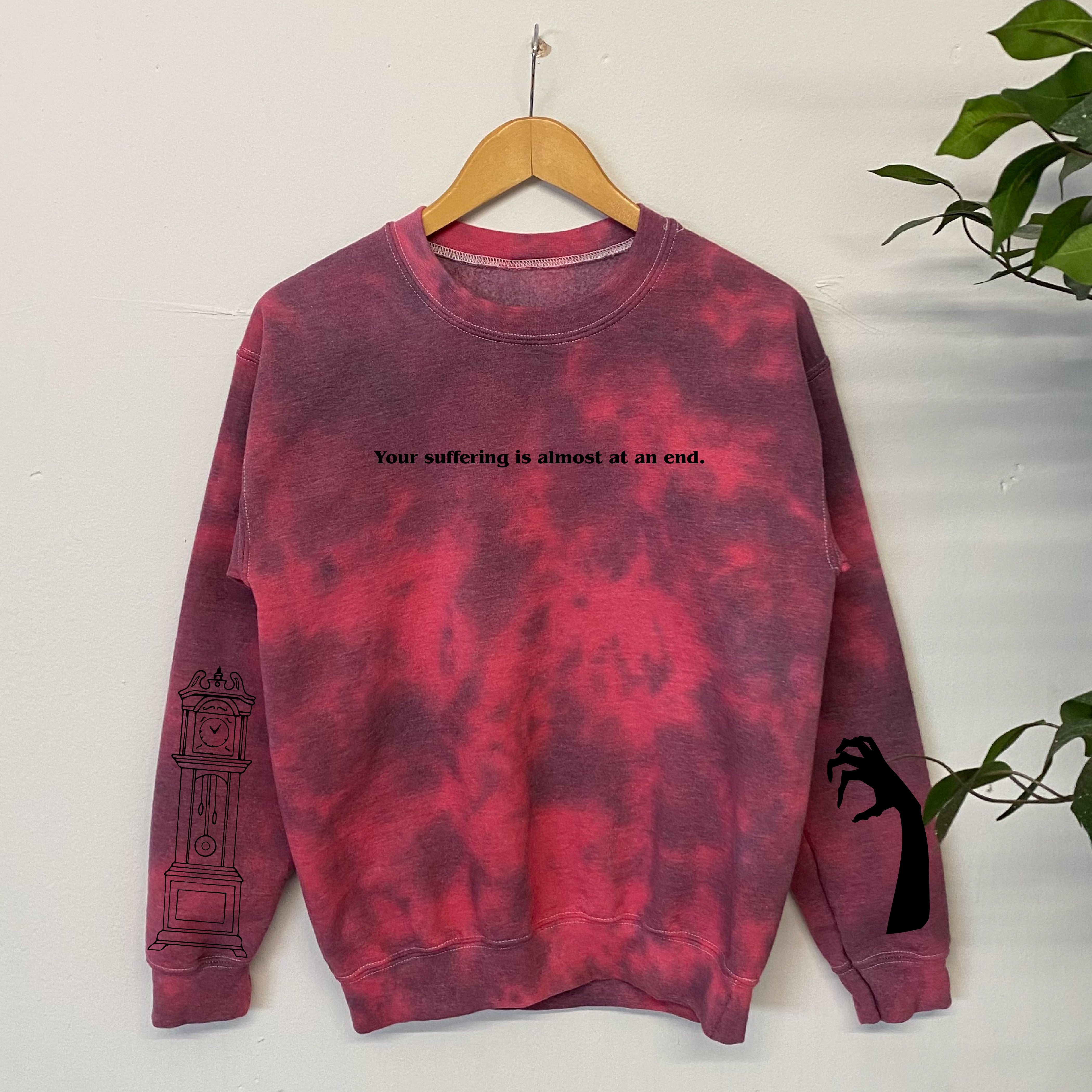 Stranger Things Vecna Tie Dye Sweatshirt