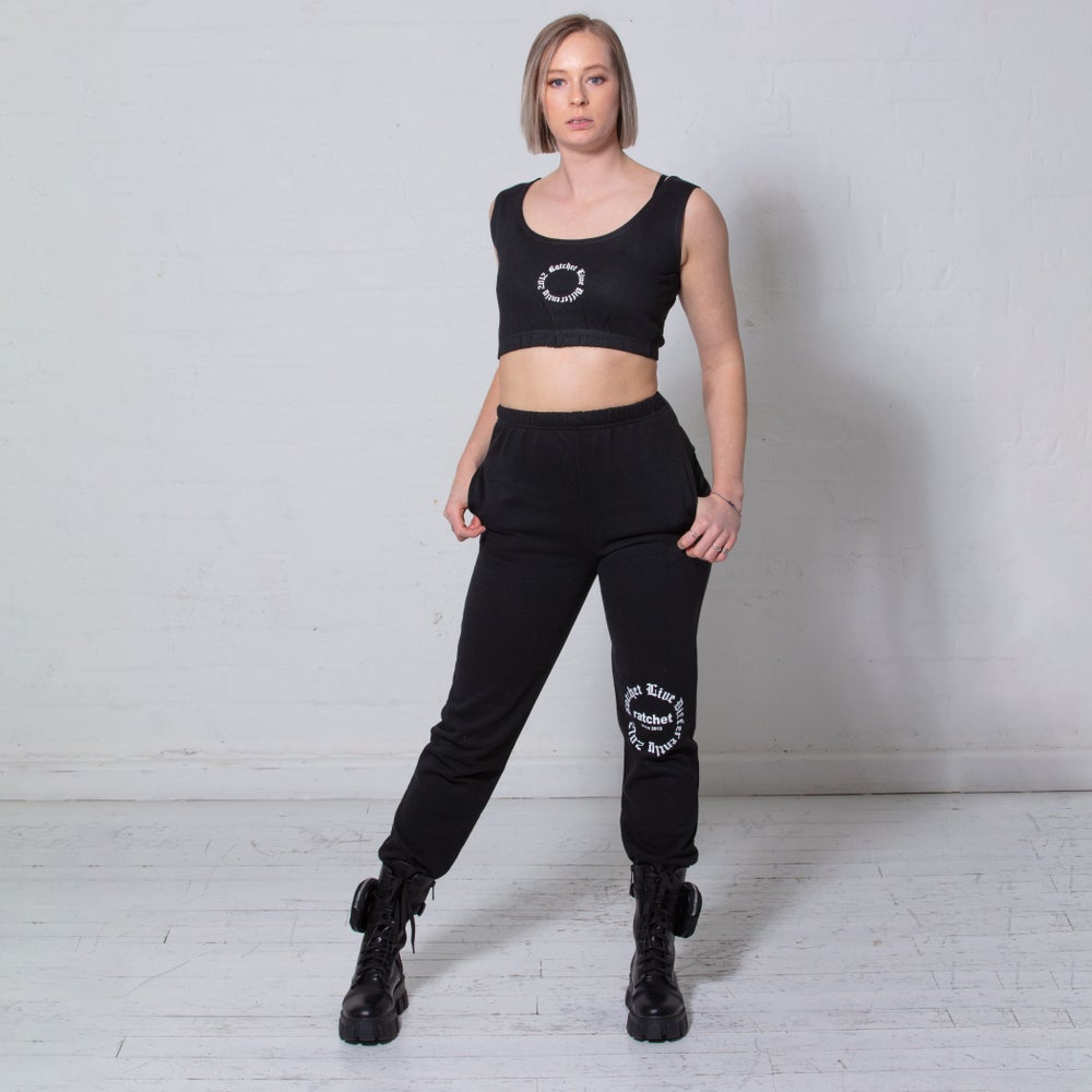 Black Bralette & Jogger Combo