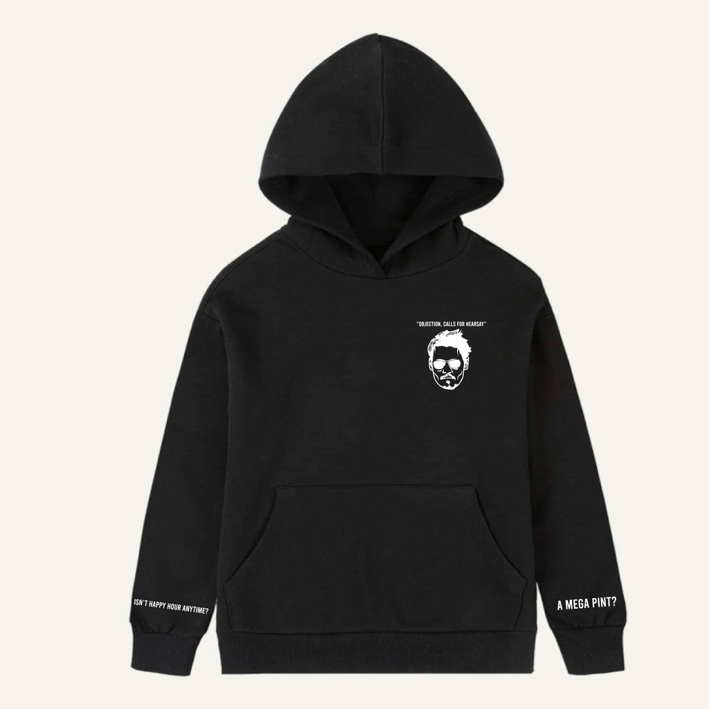 Mega Pint Hoodie Black