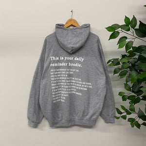 Daily Reminder Hoodie Sports Grey