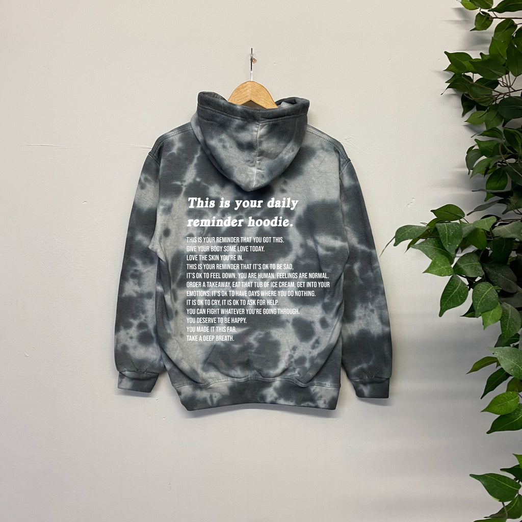 Daily Reminder Black Cloud Hoodie