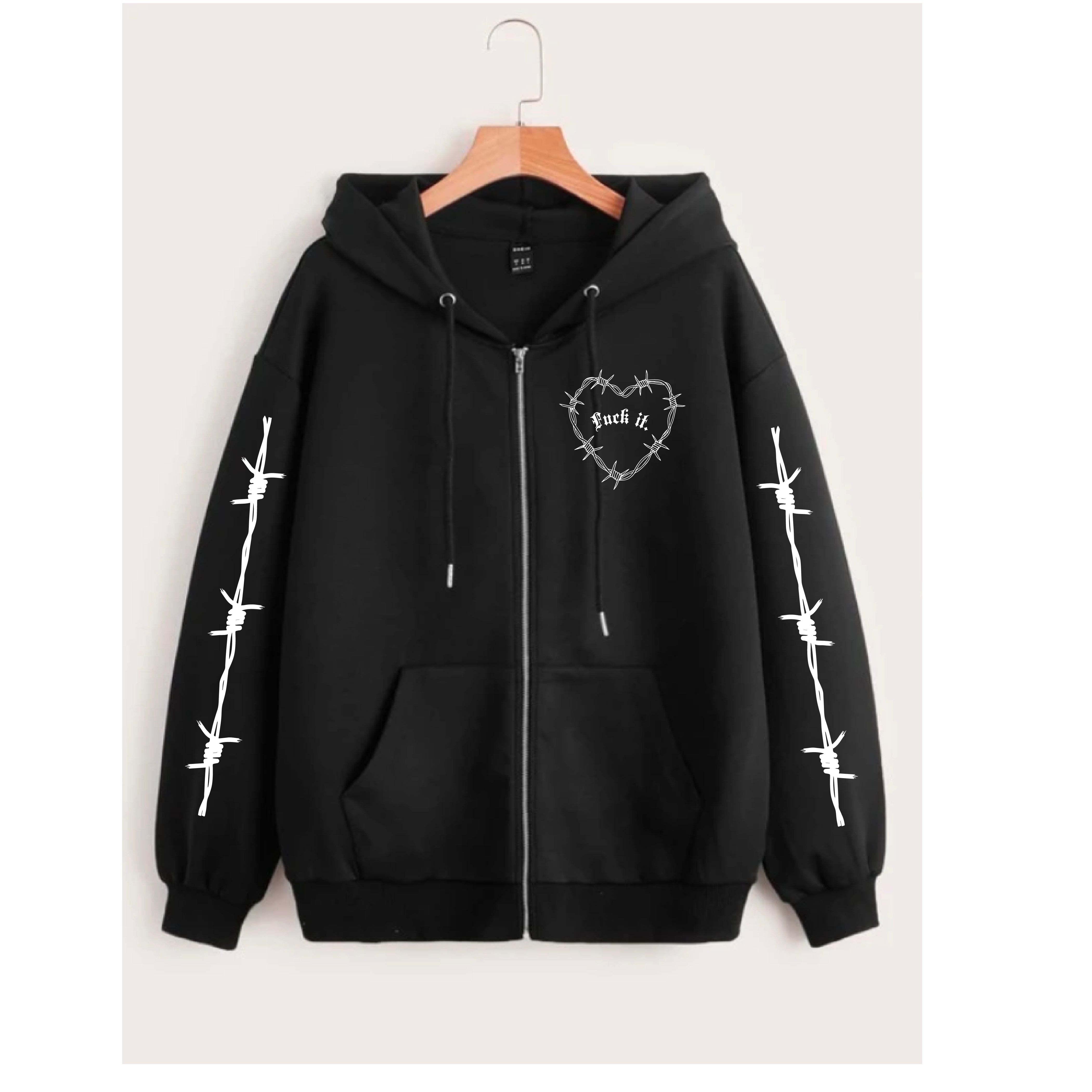 Fuck It Zip Hoodie