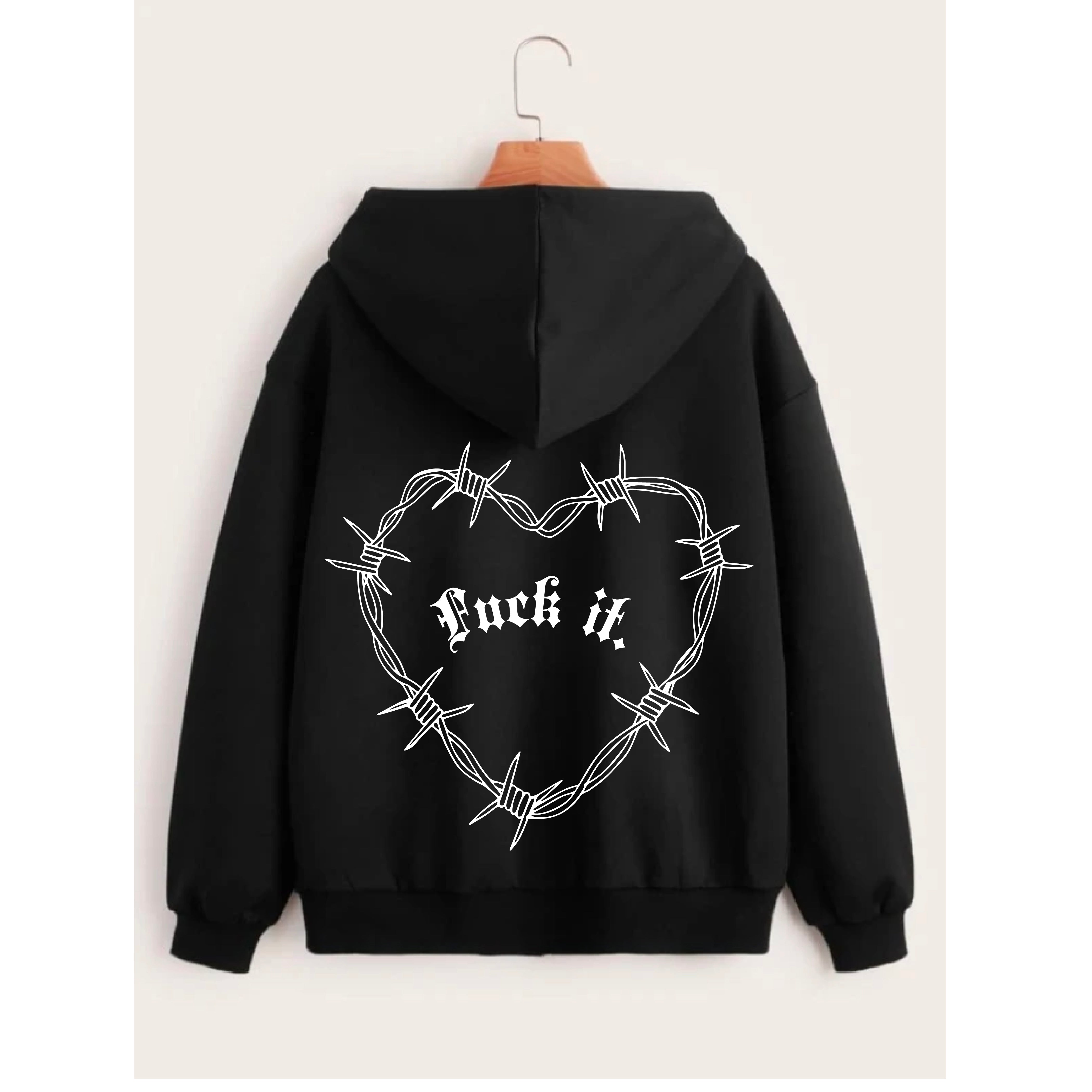 Fuck It Zip Hoodie