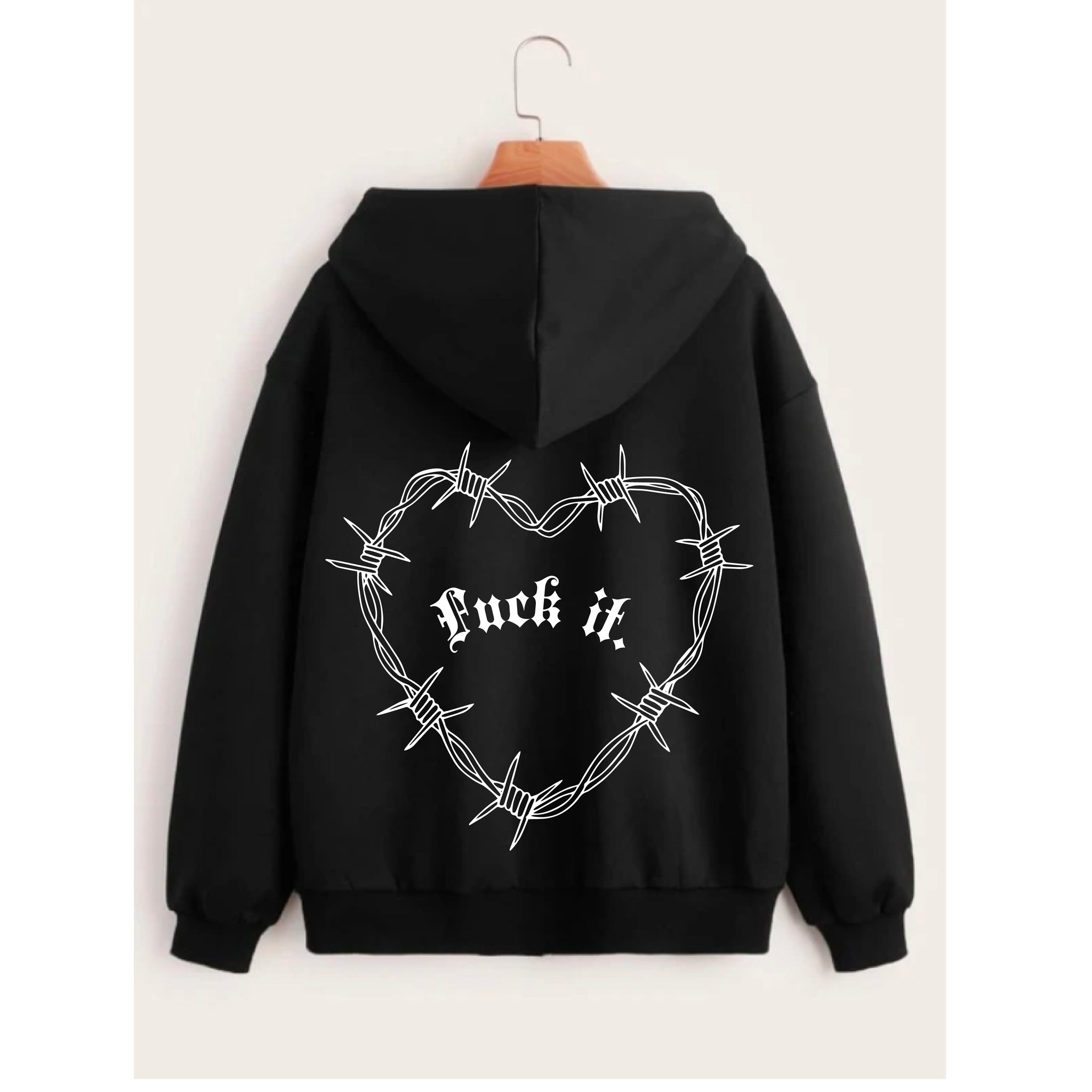 Fuck It Zip Hoodie