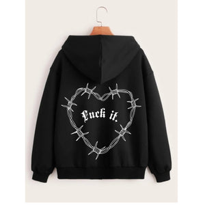 Fuck It Zip Hoodie